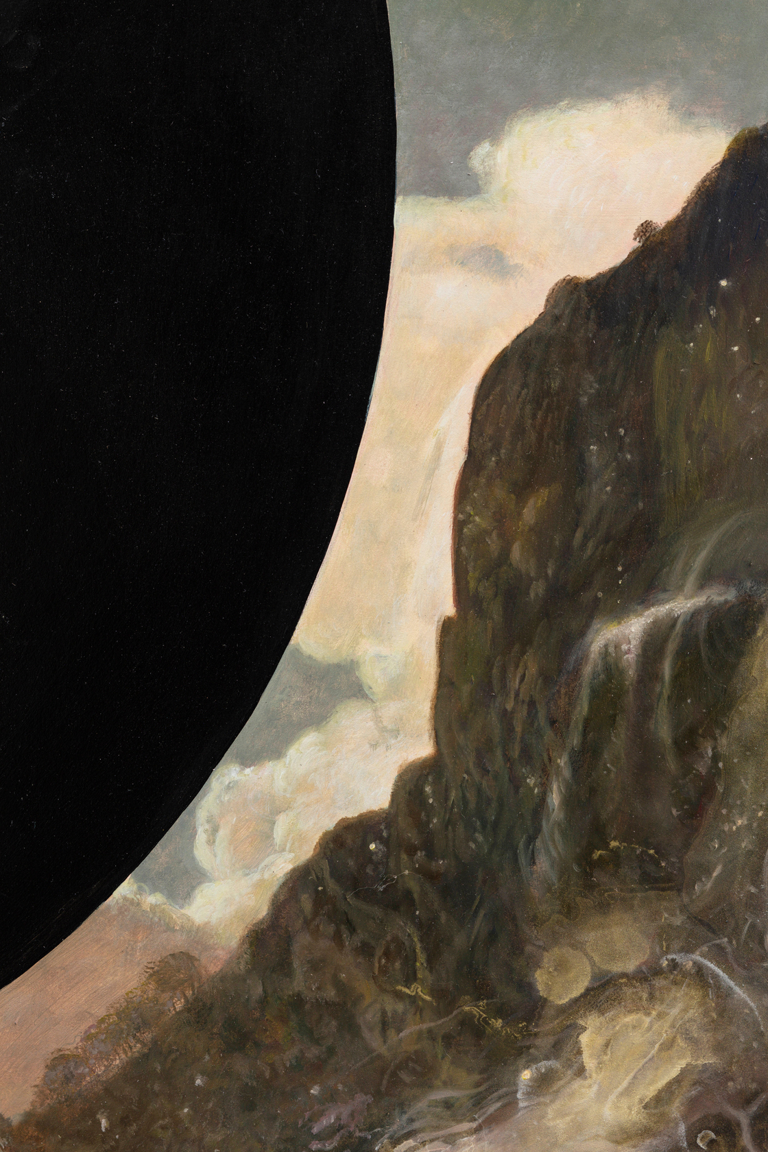 Rachel Rose Orb (1780)2025 Colour pigment, metallic powders and oil on wood panel Unframed: 62.2 x 76.2 cm 24 1/2...