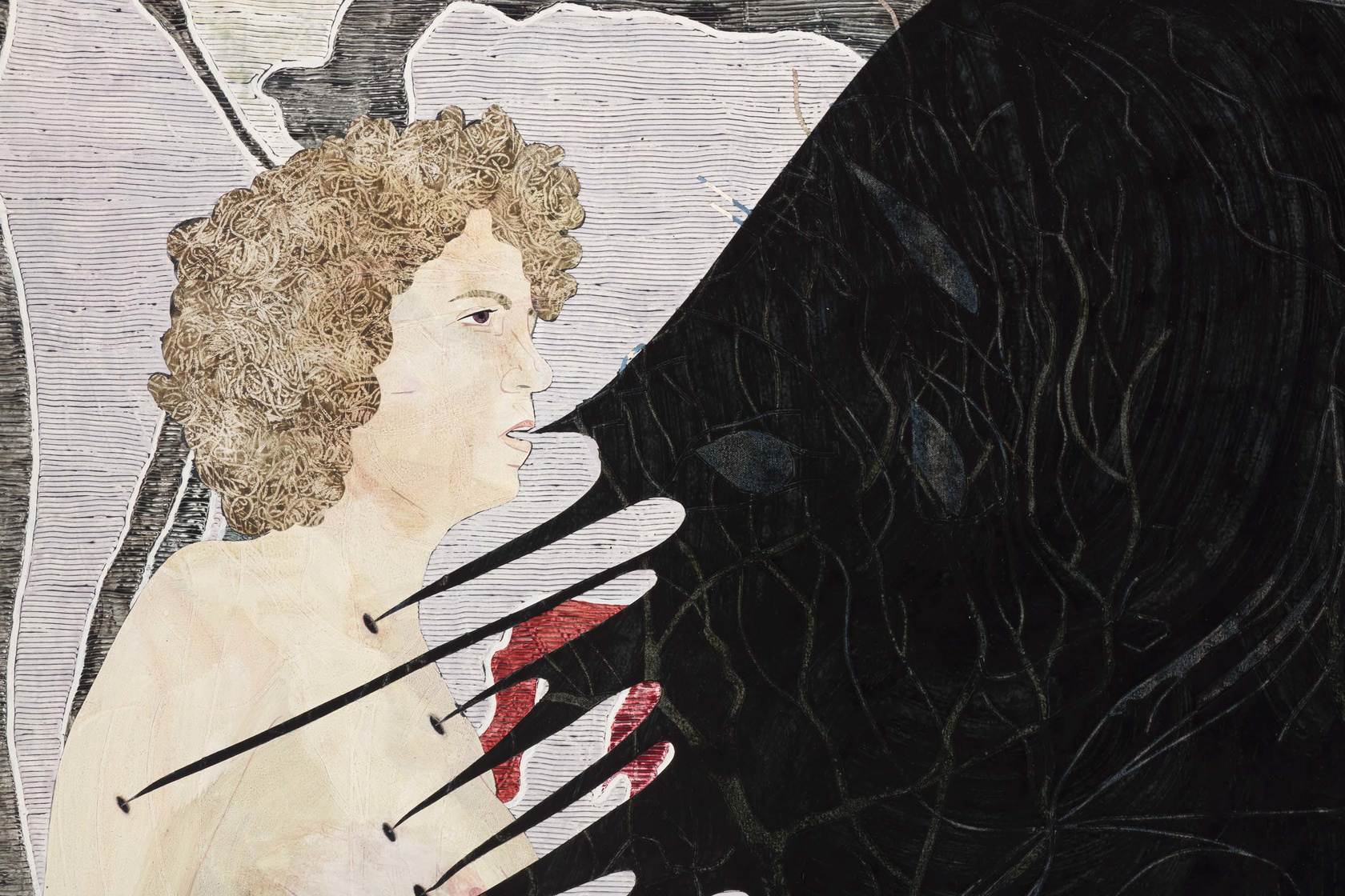 Helen Johnson, Filling holes with words, 2023