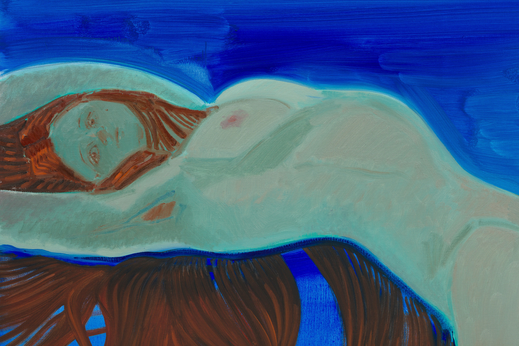 Sofia Mitsola Bella2024 Oil on linen 190 x 220 cm 74 3/4 x 86 5/8 in