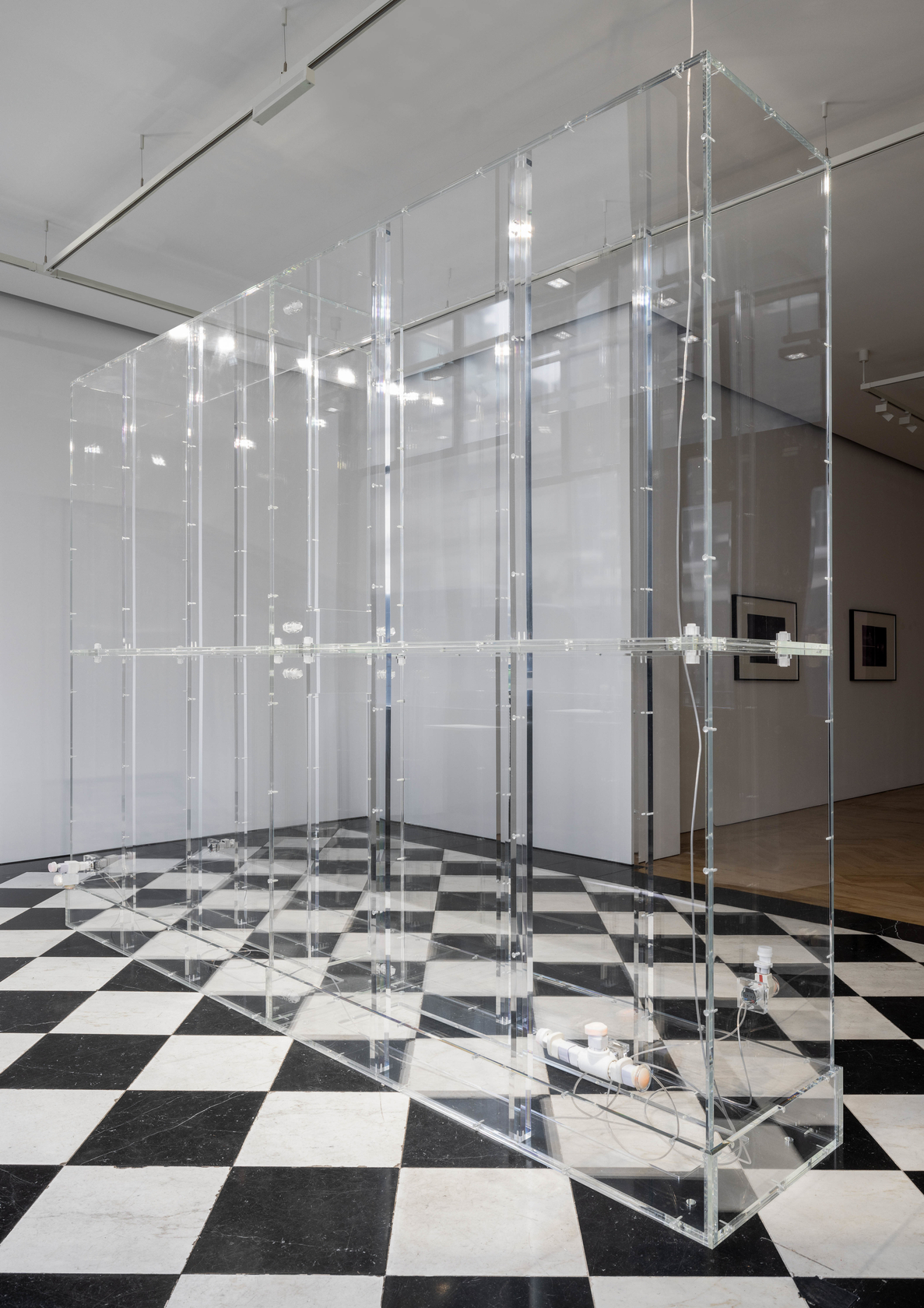 Philippe Parreno Wall For The Bride2018-2023 Perspex, AC/DC Snakes 4 modules: Width 330cm x height 252cm x depth 63cm