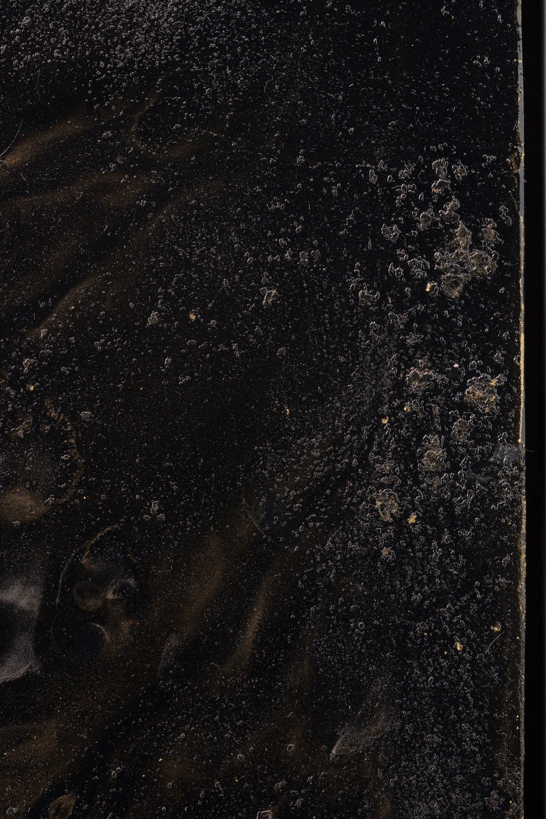 Rachel Rose Inside Orb (1780)2025 Colour pigment, metallic powders and oil on wood panel Unframed: 62.2 x 76.2 cm 24...