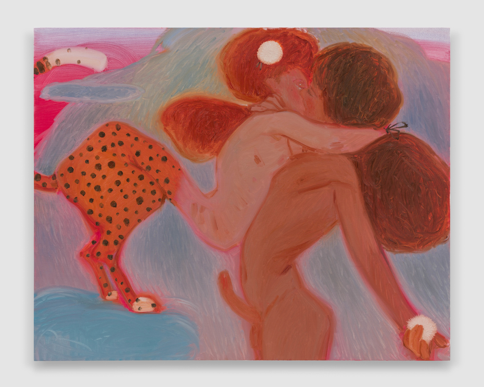 Sofia Mitsola Cosplay2024 Oil on linen 120 x 150 cm 47 1/4 x 59 in