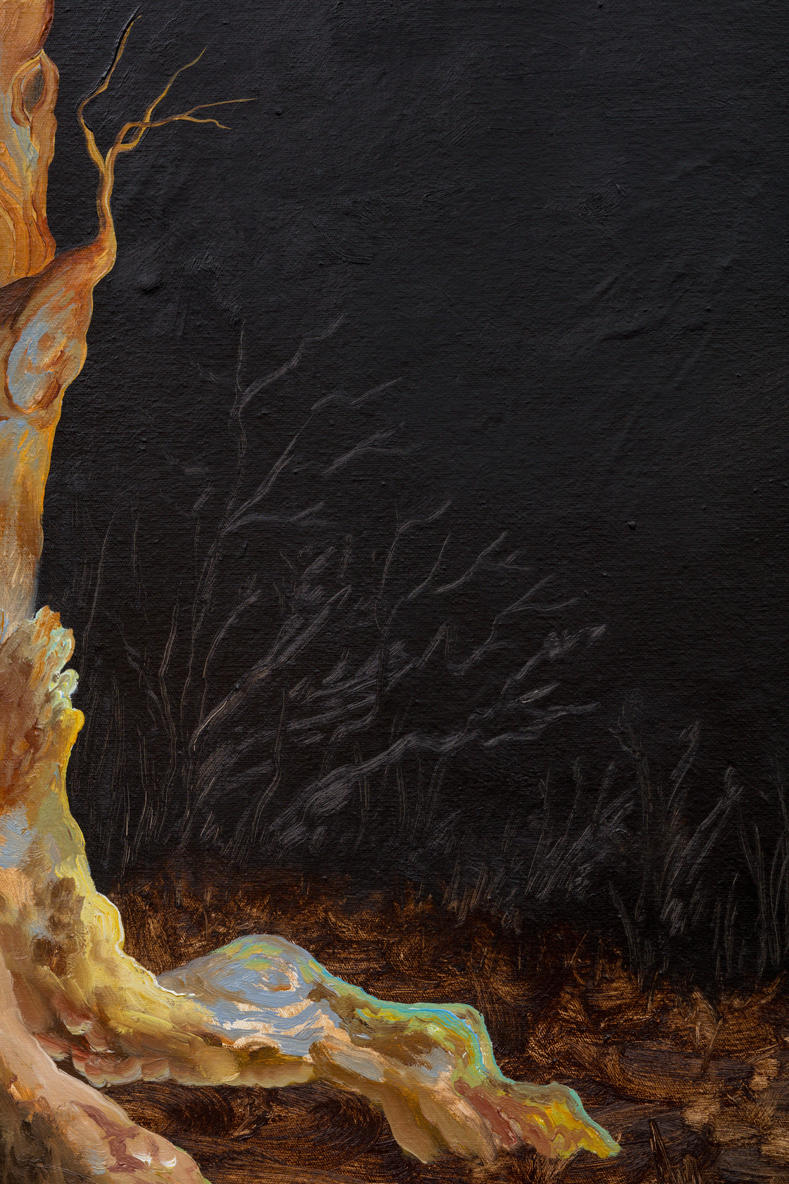 Kat Lyons Elegy in Light2023 Oil on canvas 90.2 x 90.2 cm 35 1/2 x 35 1/2 in