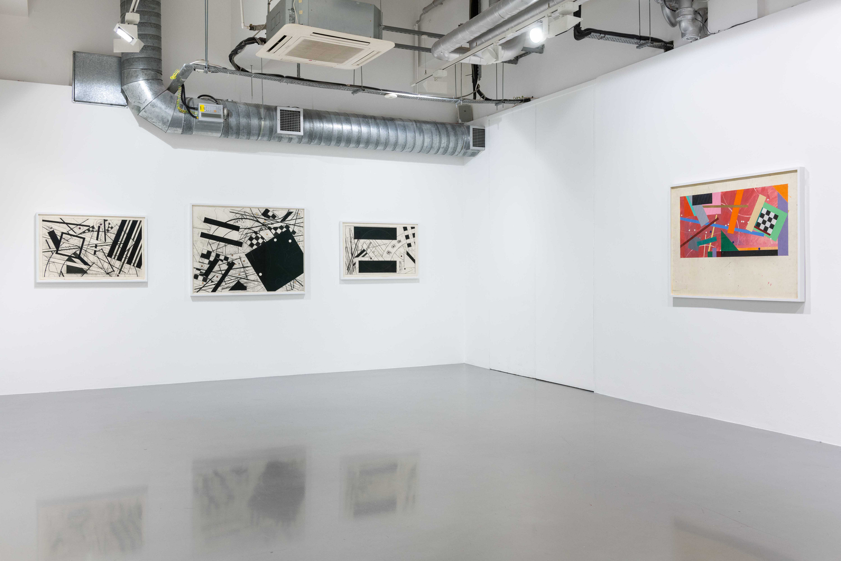 Robert Reed San Romano, Armstead Homestead1979 Monoprint with charcoal and pastel 101.6 x 132.1 cm 40 x 52 in