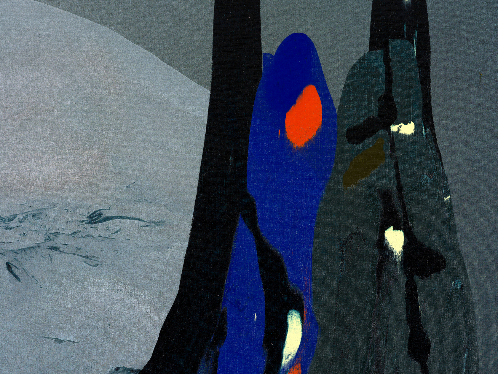 Ragna Bley Cinnamon Sky2025 Acrylic and oil on linen canvas 207 x 170 cm 81 1/2 x 66 7/8 in