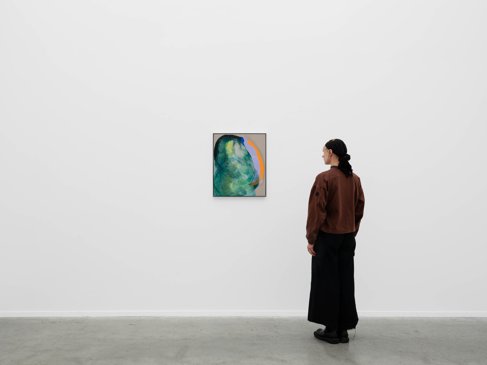 Ragna Bley Nightride2024 Oil and acrylic on linen Unframed: 60 x 50 x 2.2 cm 23 5/8 x 19 3/4...