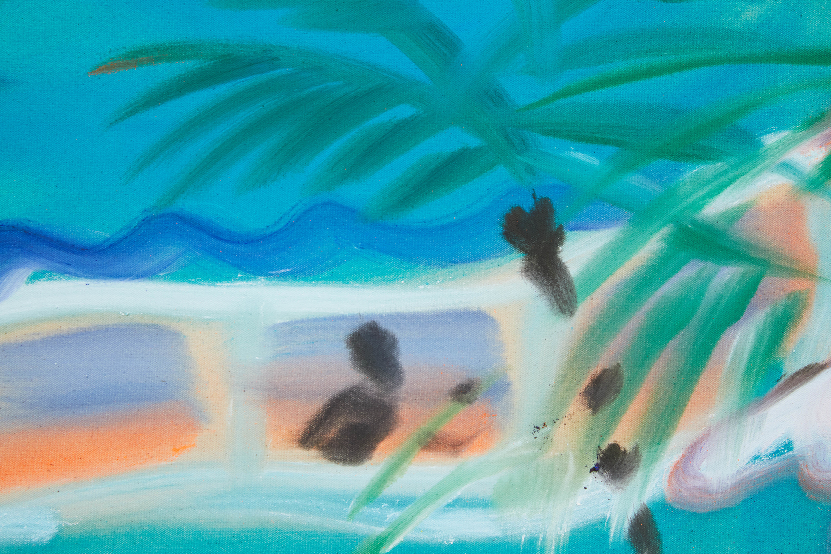 Sophie von Hellermann Double Life2023 Acrylic on canvas 140 x 160 cm 55 1/8 x 63 in