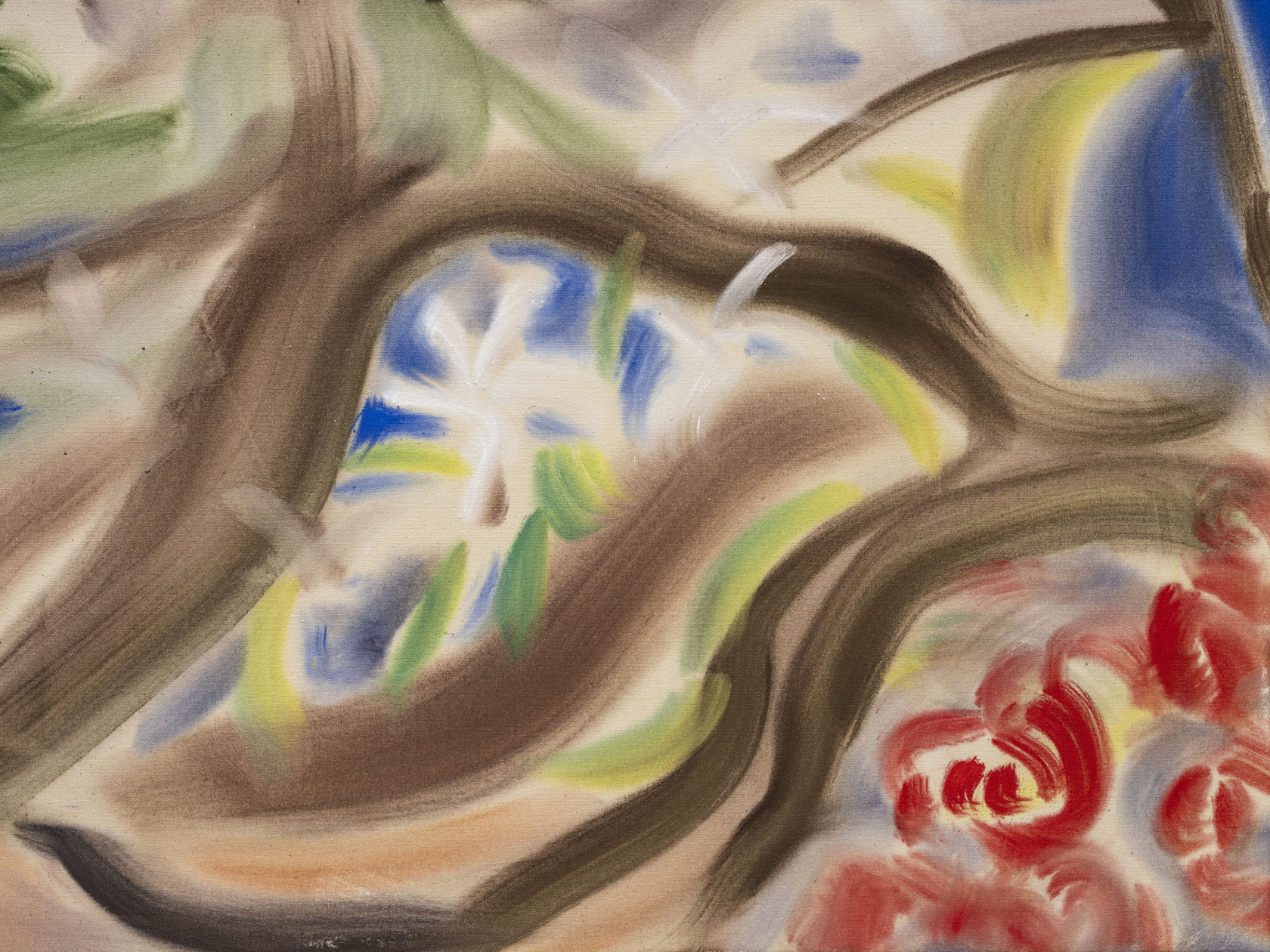 Sophie von Hellermann Sleep2020 Acrylic on canvas 180 x 230 cm 70 7/8 x 90 1/2 in