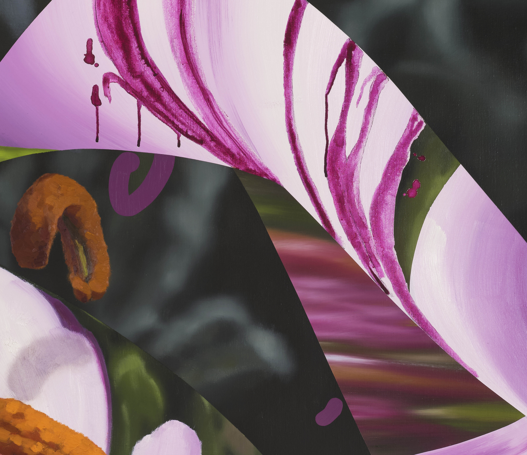 Vivien Zhang Found in Translation2024 Acrylic and oil on linen 220 x 190 cm 86 5/8 x 74 3/4 in