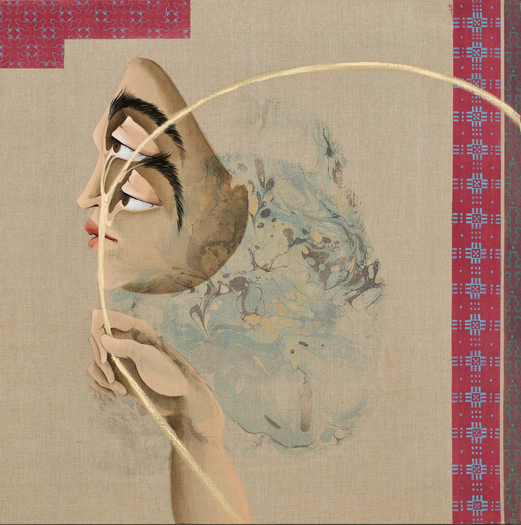 Hayv Kahraman, Look Me in the Eyes, No. 2, 2023