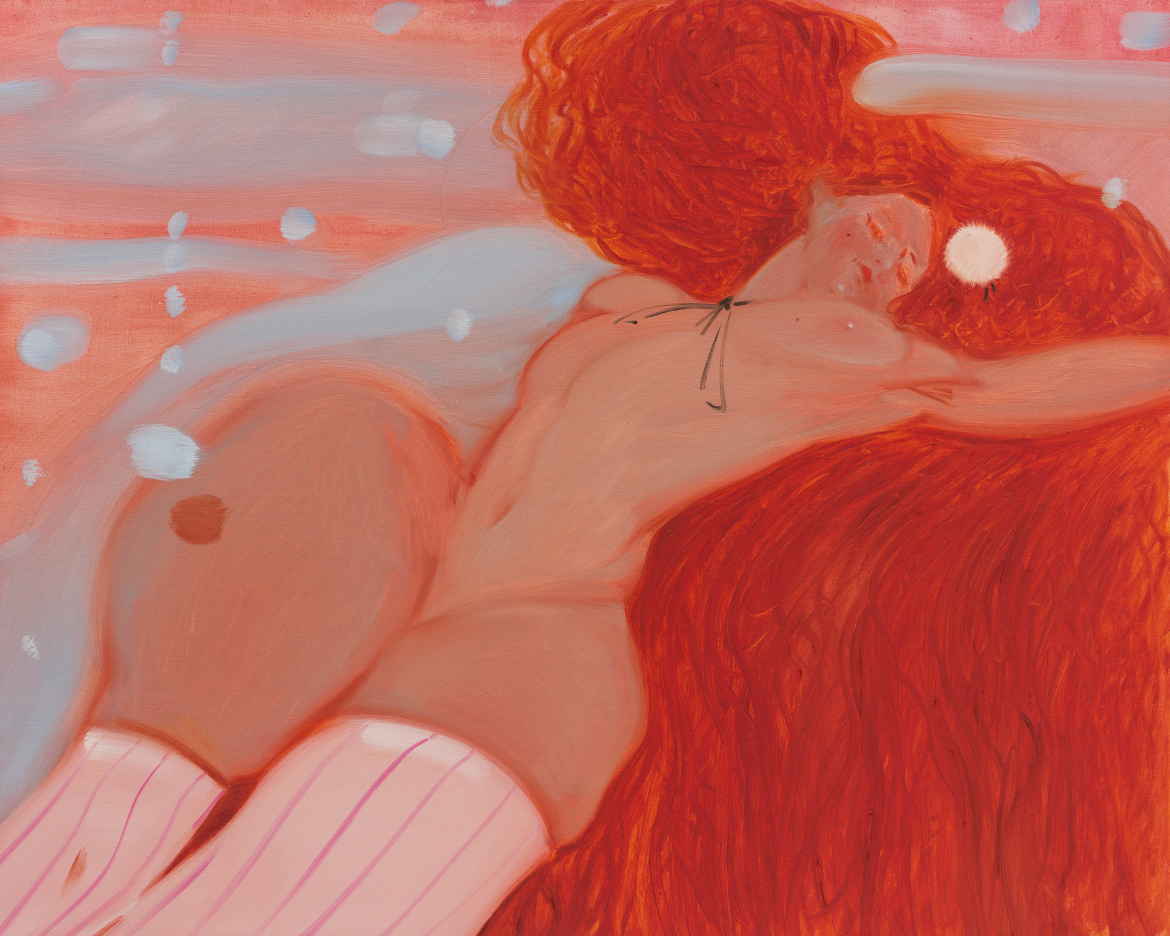 Sofia Mitsola La Cremosa2024 Oil on linen 120 x 150 cm 47 1/4 x 59 in