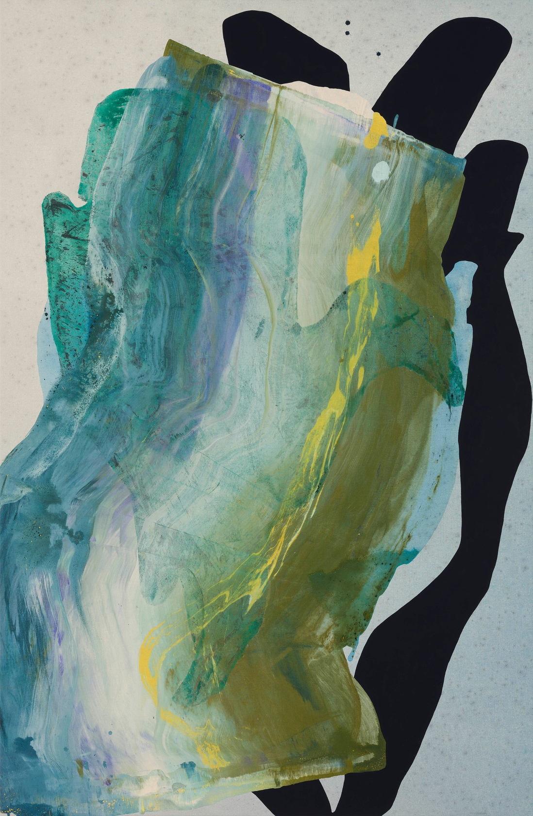 Ragna Bley Mistral Sight2025 Acrylic, oil and vinyl paint on linen canvas 207 x 130 cm 81 1/2 x 51...