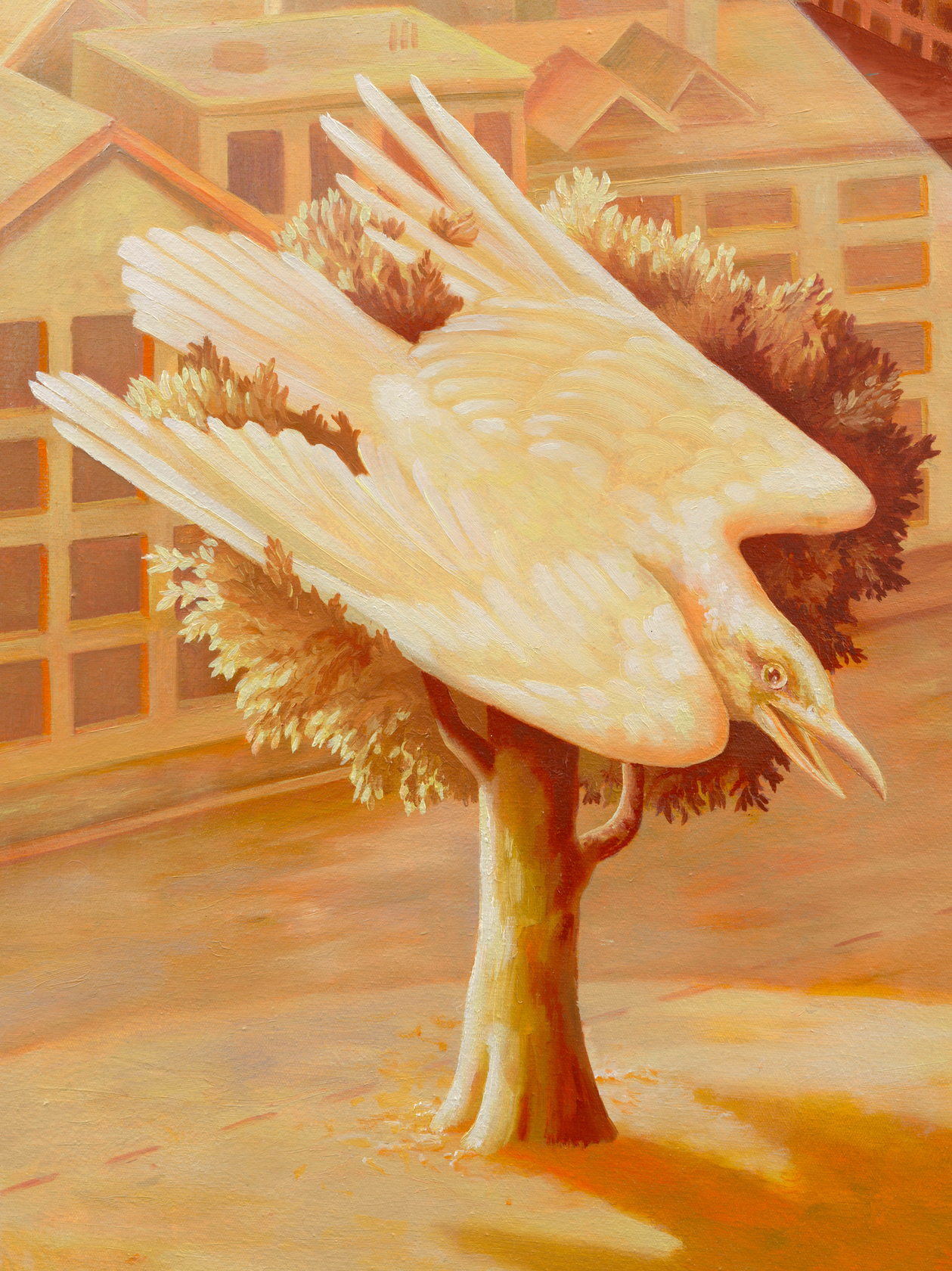 Kat Lyons The Raven2024 Oil on canvas 96.5 x 121.9 cm 38 x 48 in