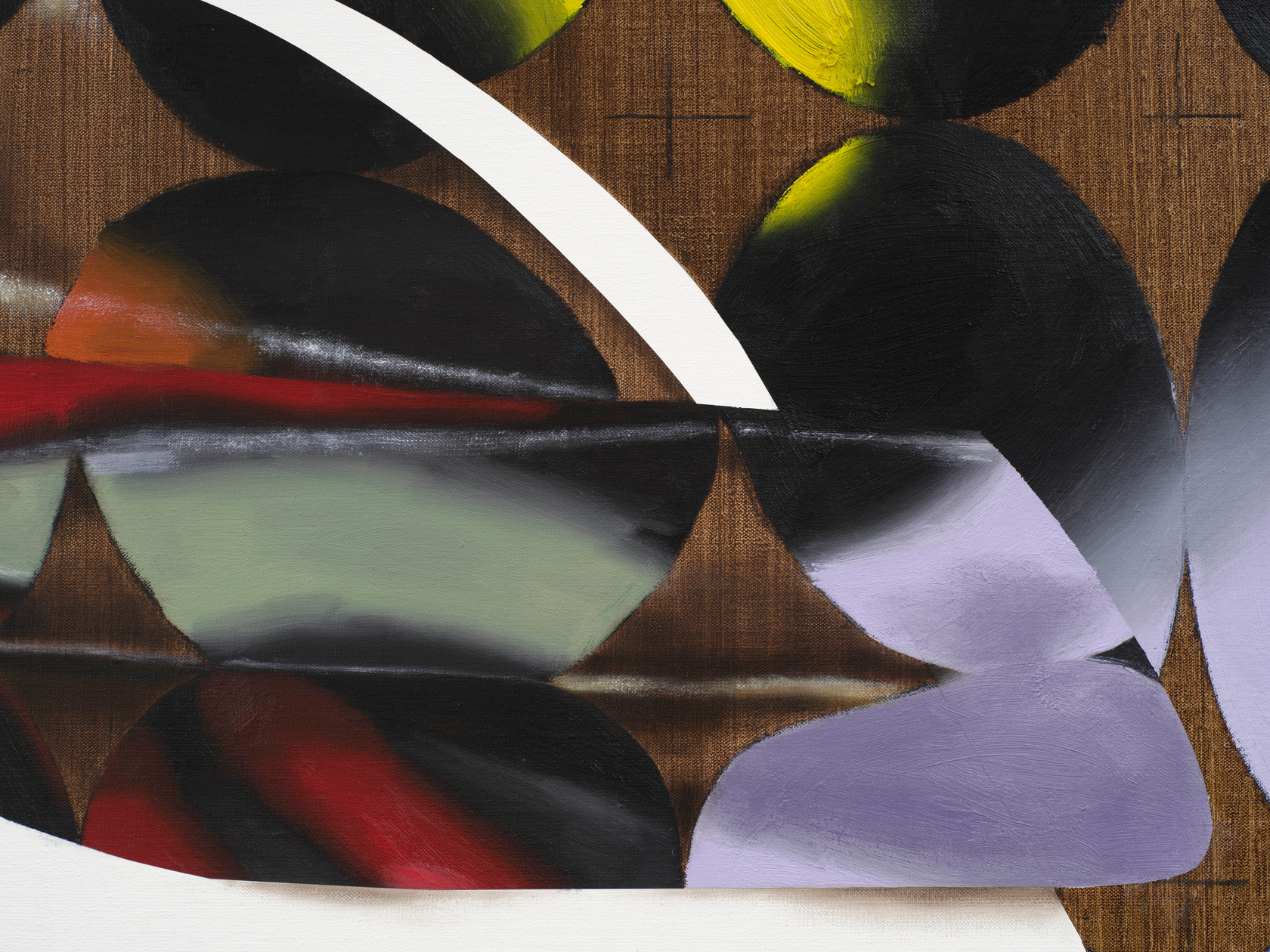 Vivien Zhang to be forgotten (Heliconius) 22024 Acrylic, charcoal and oil on linen 180 x 210 cm 70 7/8 x...