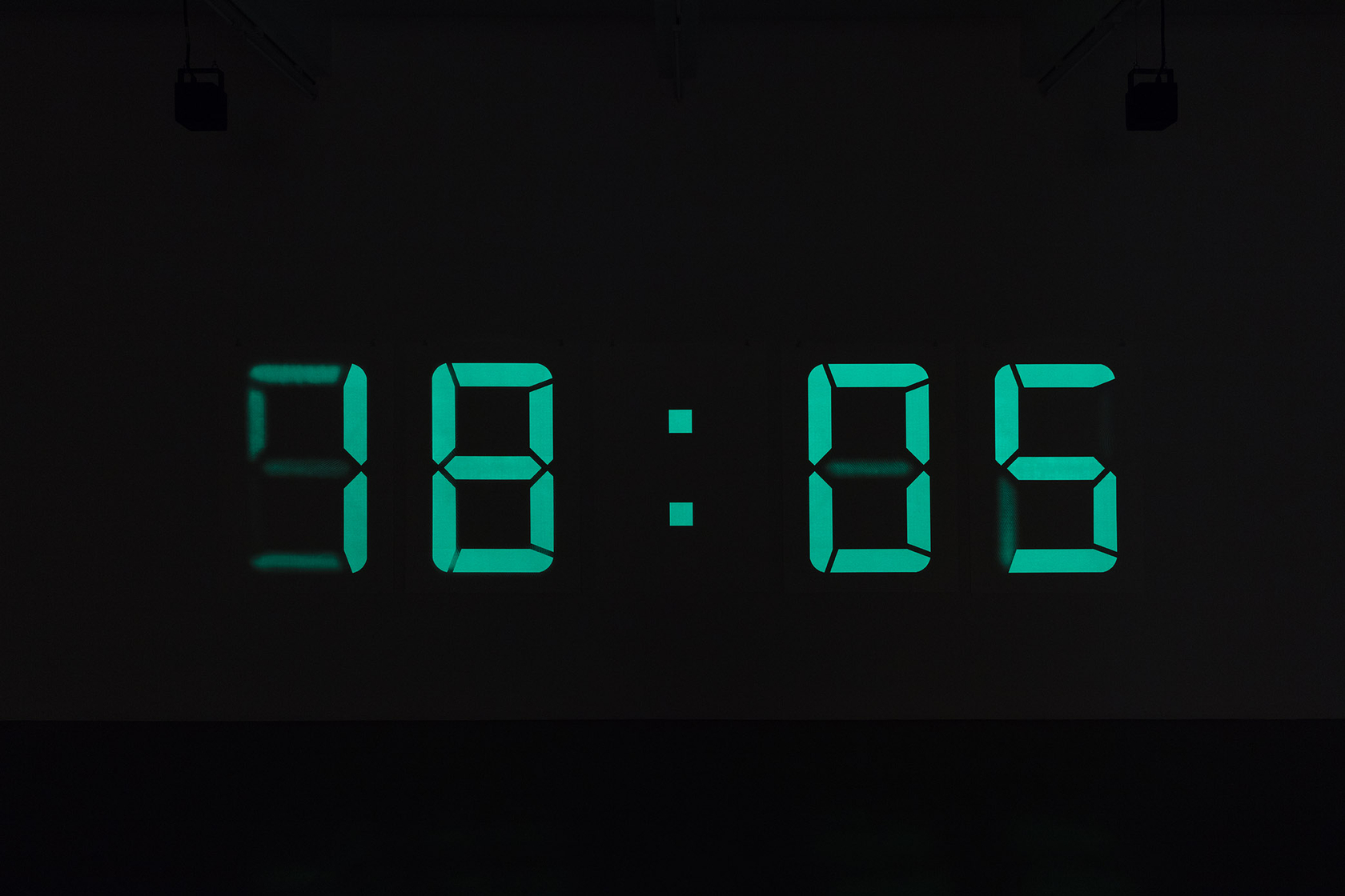 Philippe Parreno Fade to Black2017 40 screen prints on paper, phosphorescent pigment 141 x 100 cm