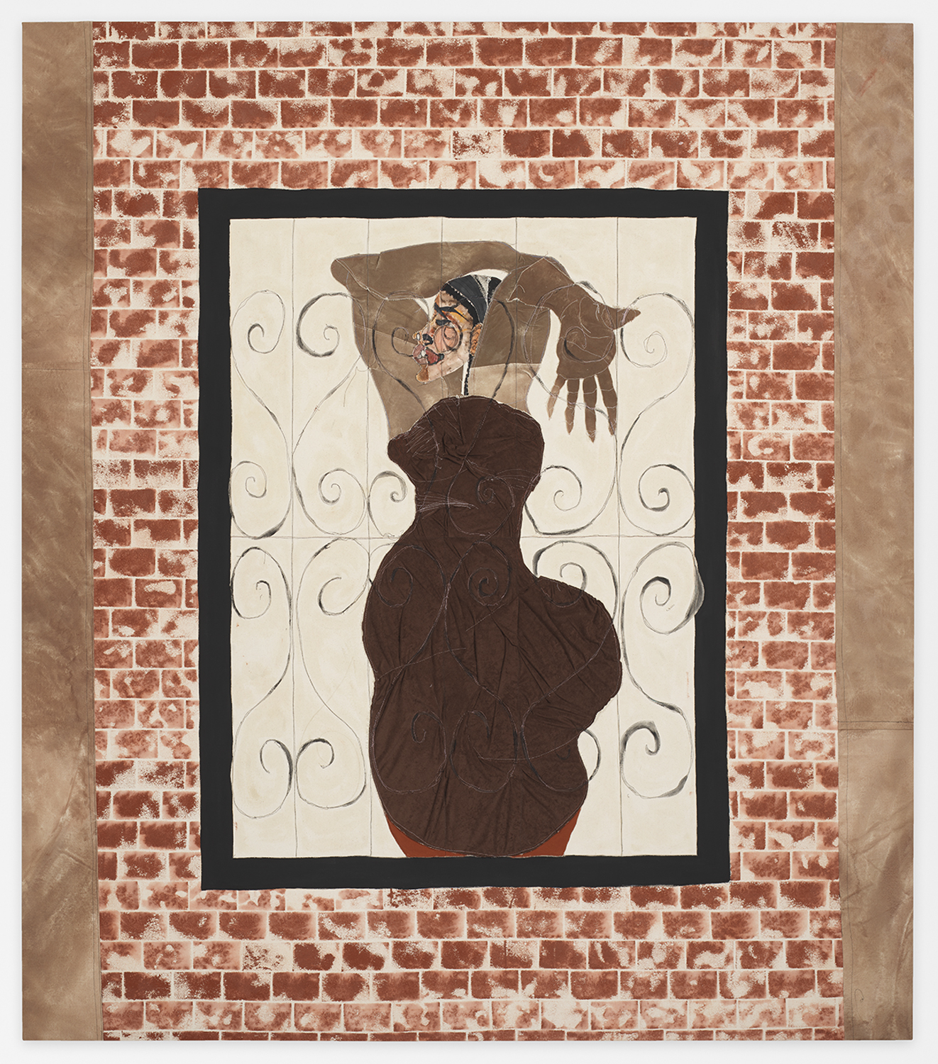 Tschabalala Self, Window, 2019