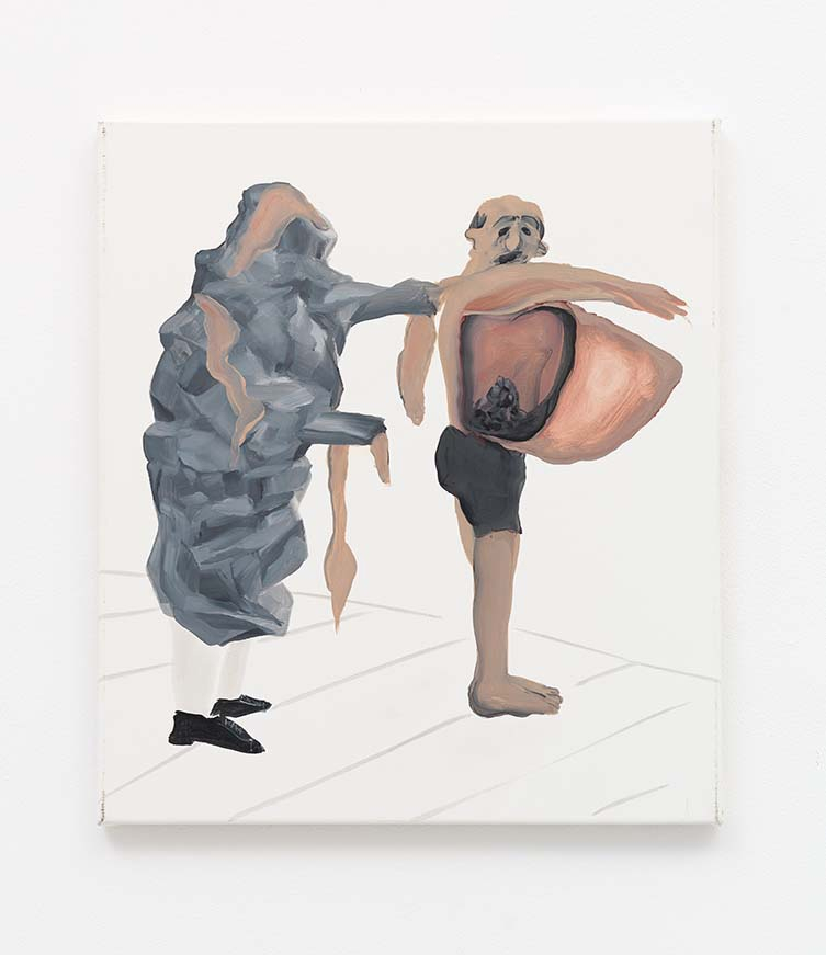 Tala Madani, Stoneman Skinning Man, 2011