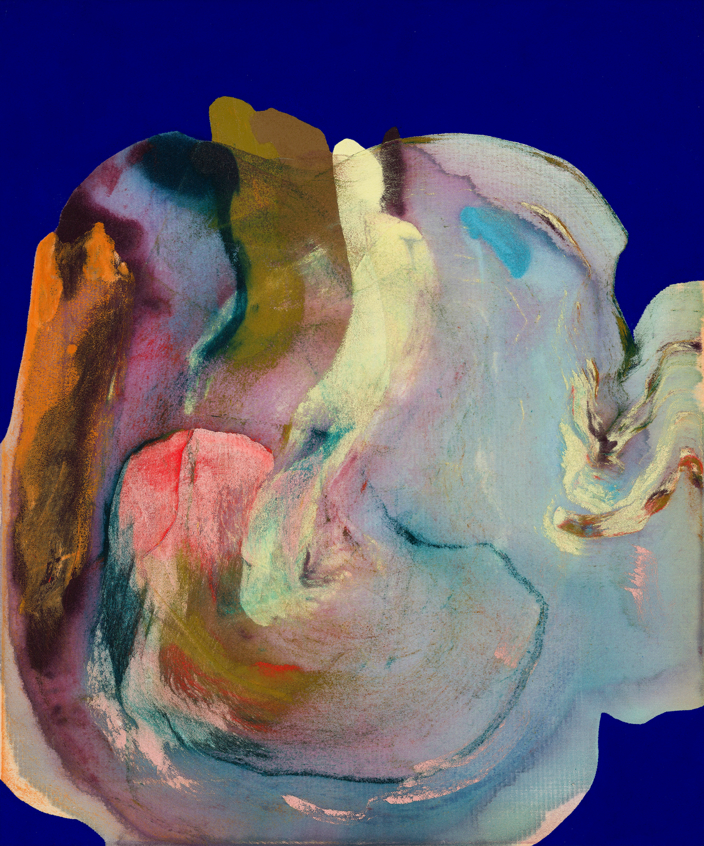 Ragna Bley Zephyr2025 Acrylic, oil and vinyl paint on Dacron sailcloth 60 x 50 cm 23 5/8 x 19 3/4...