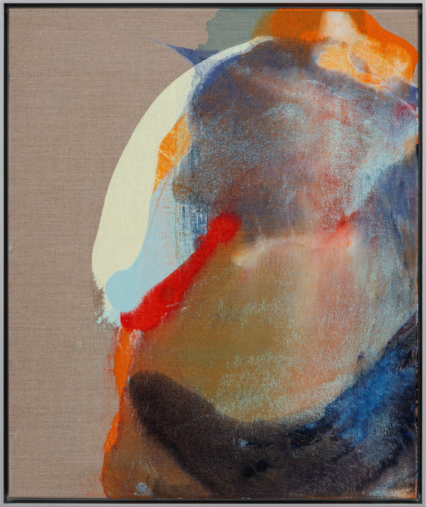 Ragna Bley Near Us2024 Oil and acrylic on linen Unframed: 60 x 50 x 2.2 cm 23 5/8 x 19...