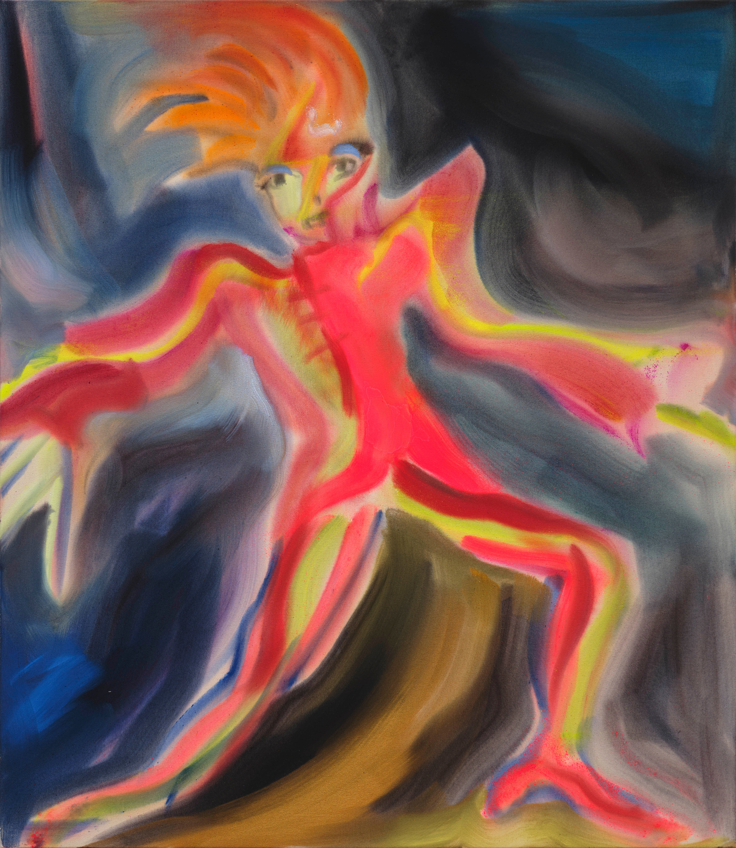 Sophie von Hellermann Ziggy Stardust2025 Acrylic on canvas 150 x 130 cm 59 x 51 1/8 in