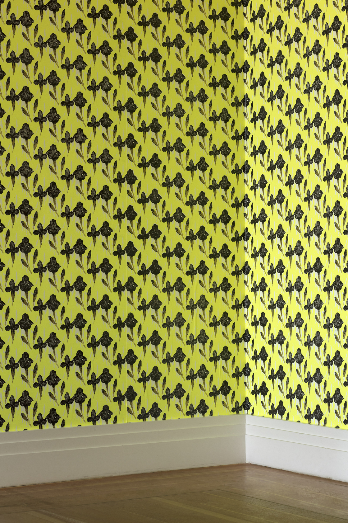 Philippe Parreno Wallpaper Marilyn2018 Wallpaper with phosphorescent ink Variable dimensions