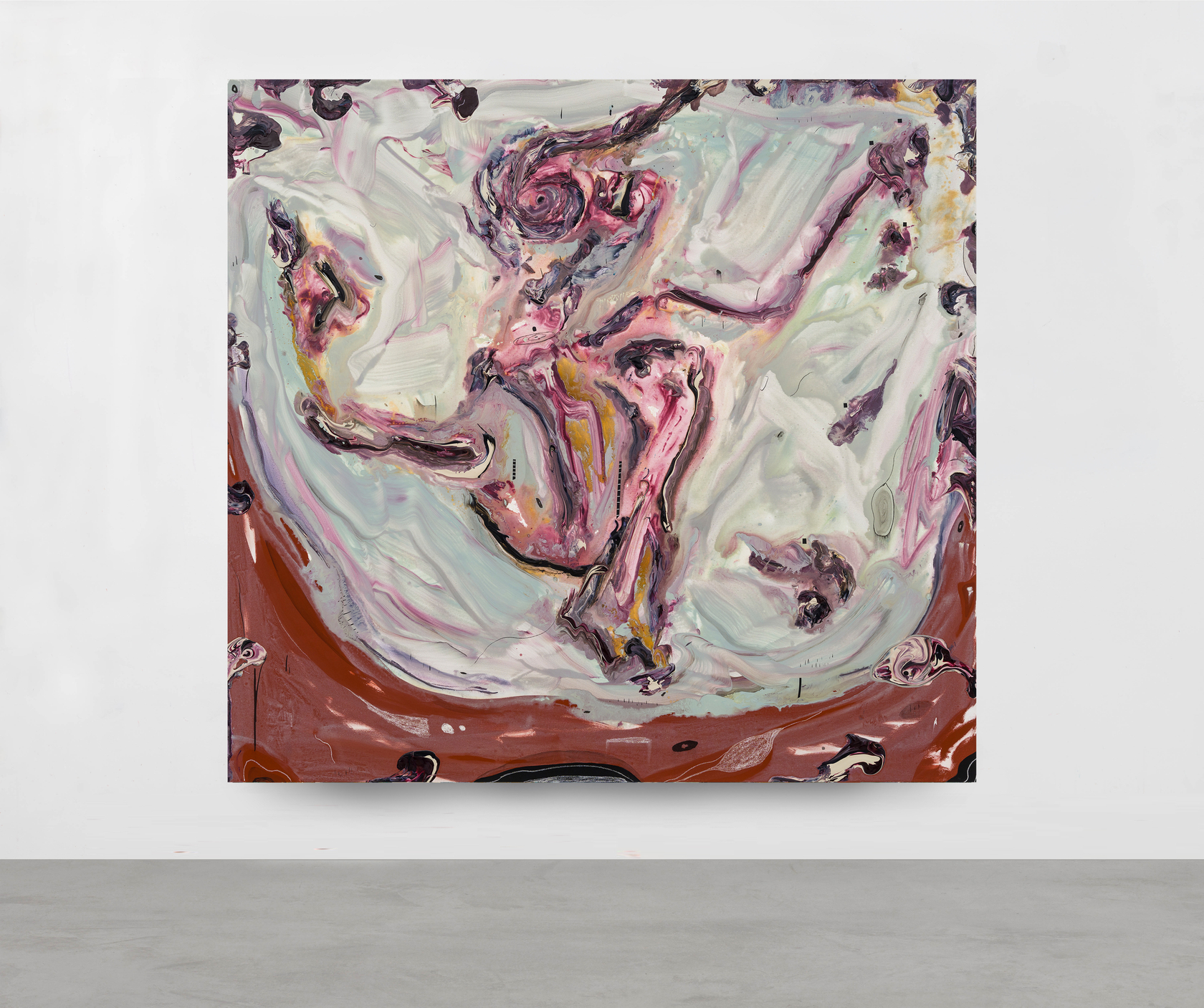 Manuel Mathieu Anatomy2023 Mixed media 172.7 x 182.9 cm 68 x 72 in