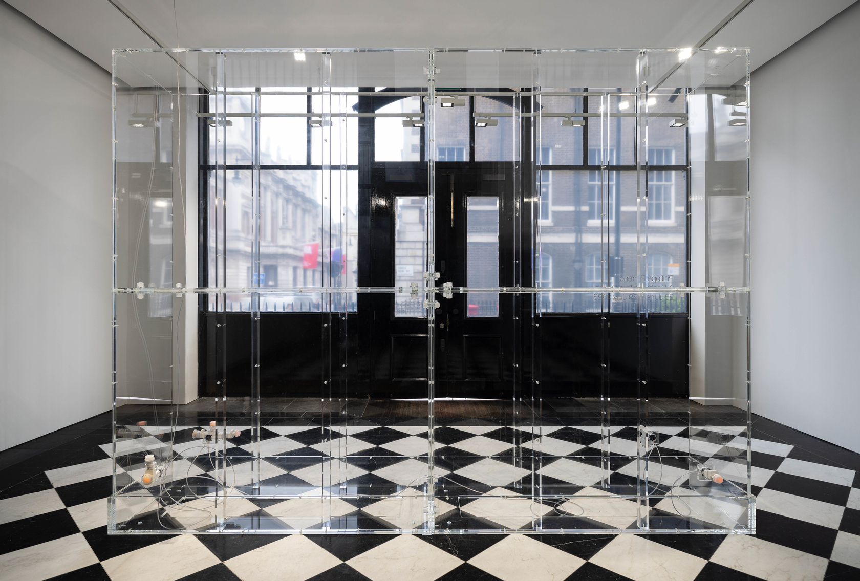 Philippe Parreno Wall For The Bride2018-2023 Perspex, AC/DC Snakes 4 modules: Width 330cm x height 252cm x depth 63cm