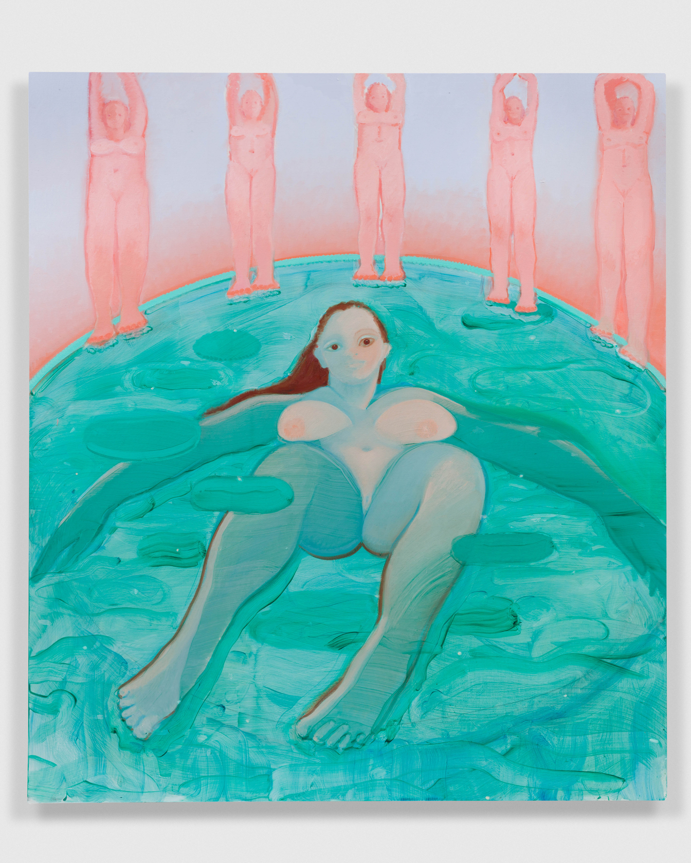 Sofia Mitsola, Aquamarina, Caryatids, Opalescent Skies, 2021