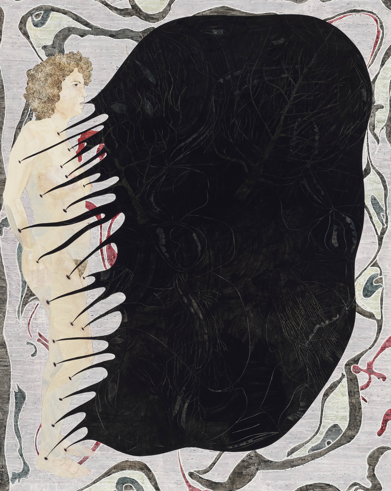 Helen Johnson, Filling holes with words, 2023