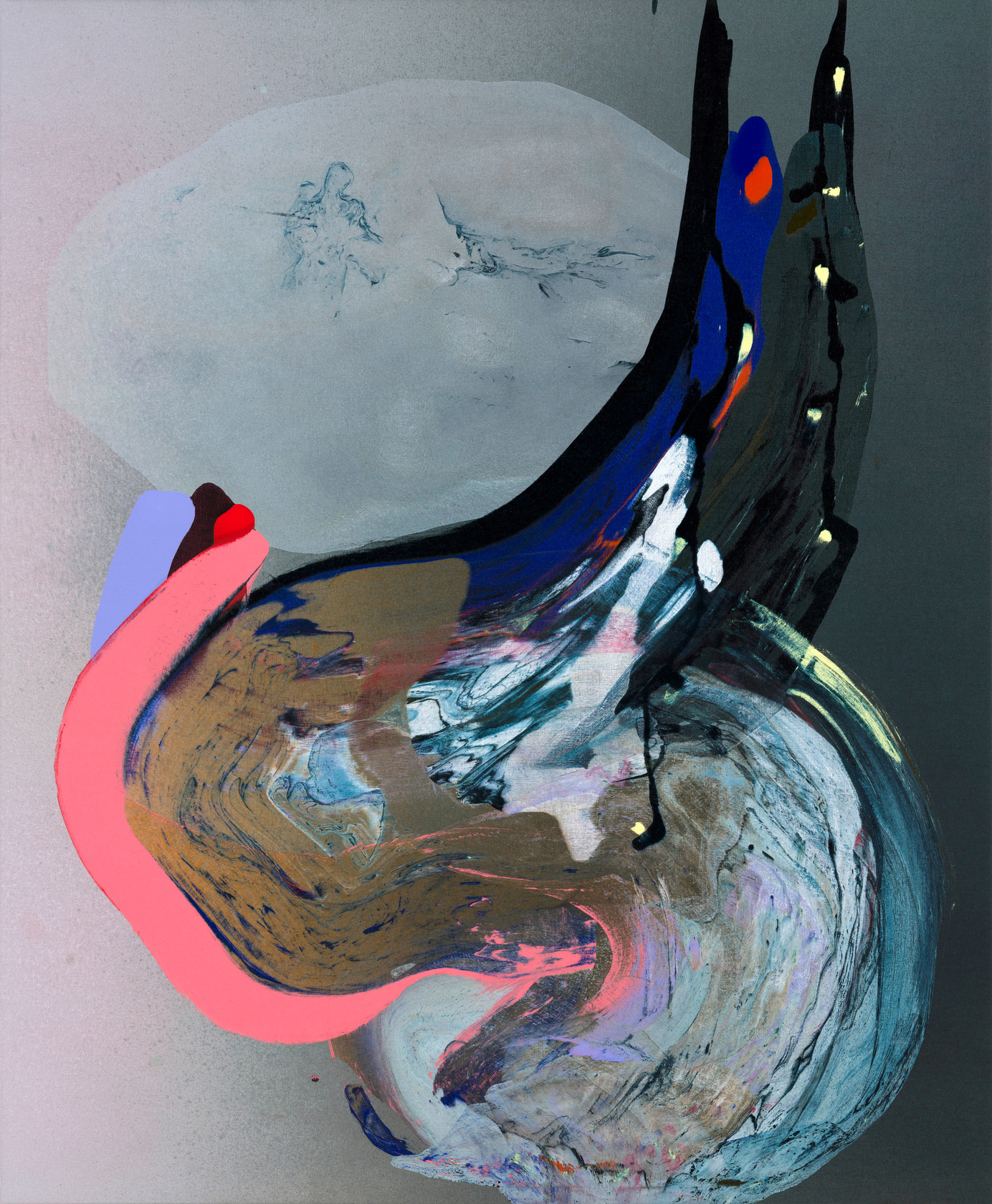 Ragna Bley Cinnamon Sky2025 Acrylic and oil on linen canvas 207 x 170 cm 81 1/2 x 66 7/8 in