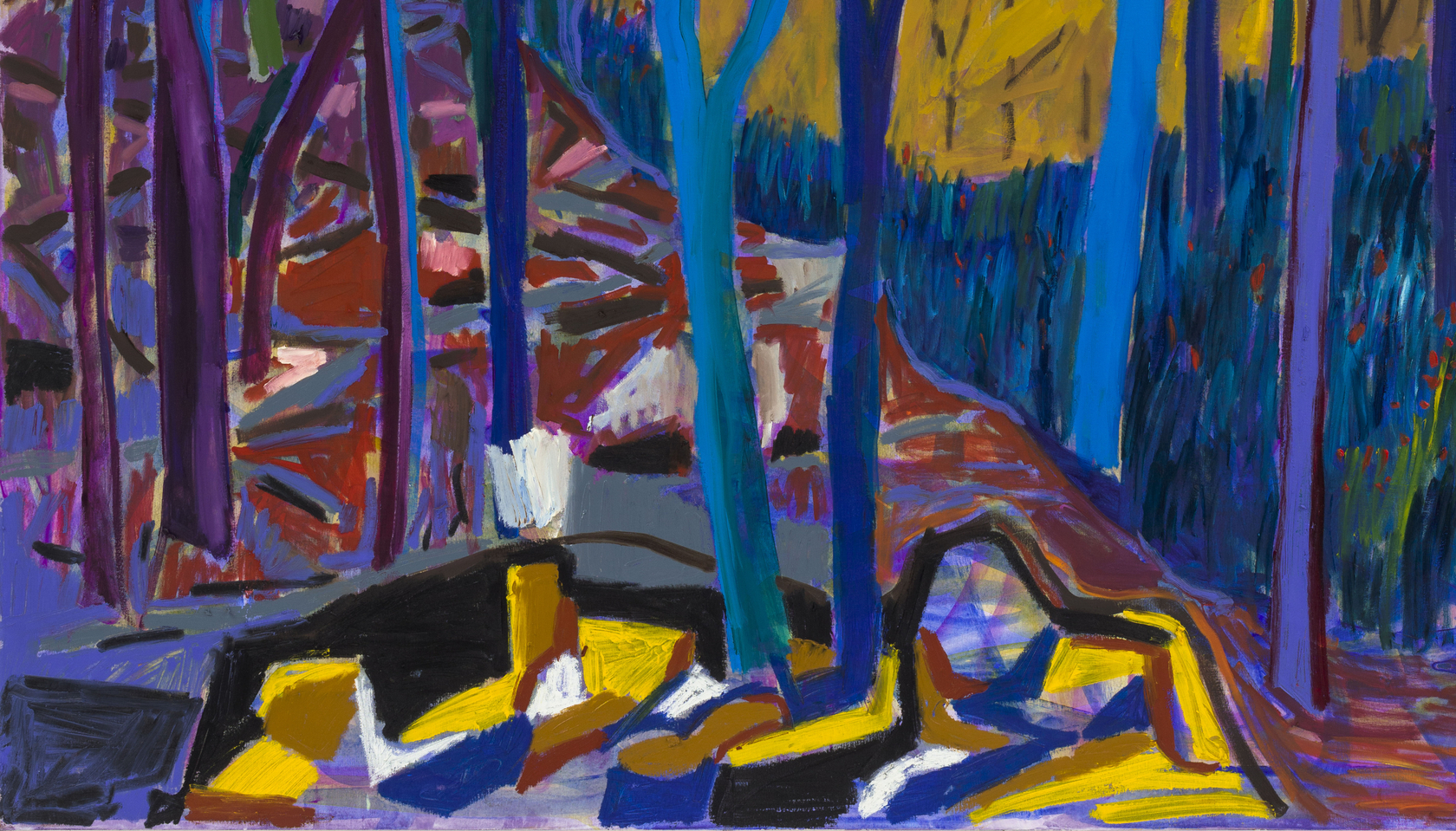 Shara Hughes, The Natural Fences, 2020