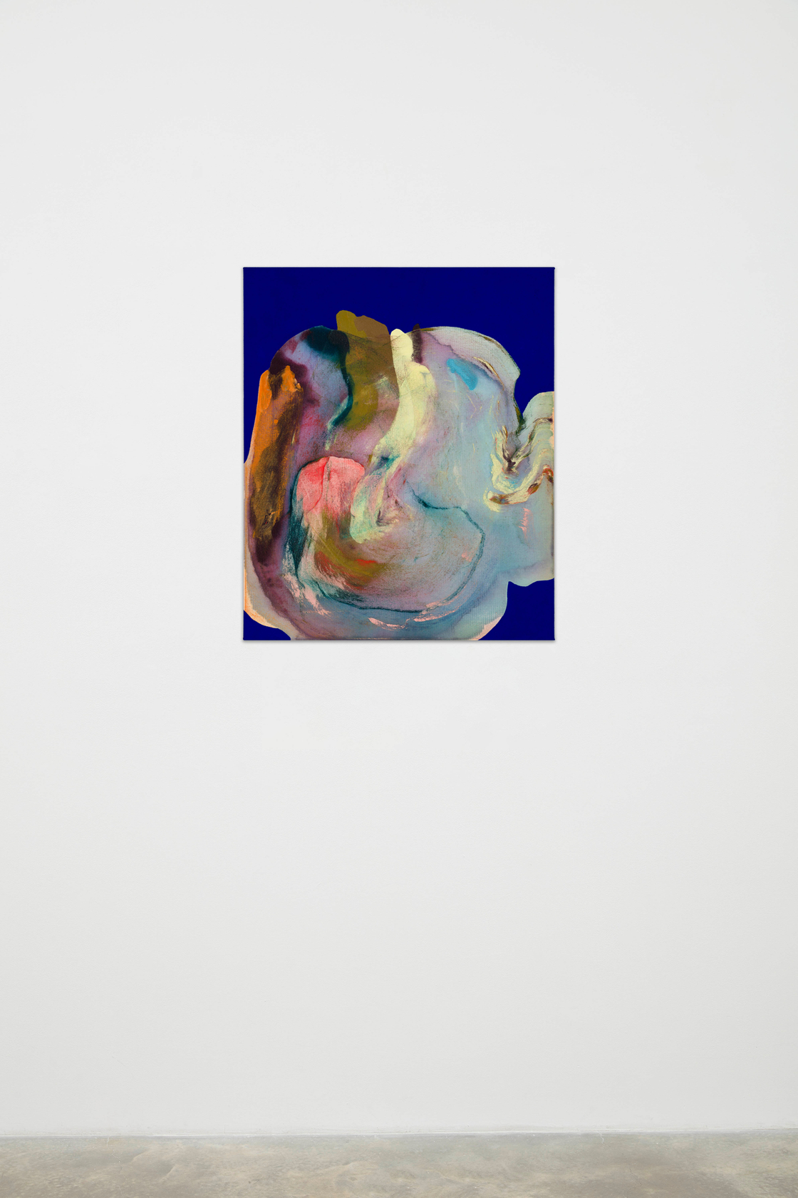 Ragna Bley Zephyr2025 Acrylic, oil and vinyl paint on Dacron sailcloth 60 x 50 cm 23 5/8 x 19 3/4...