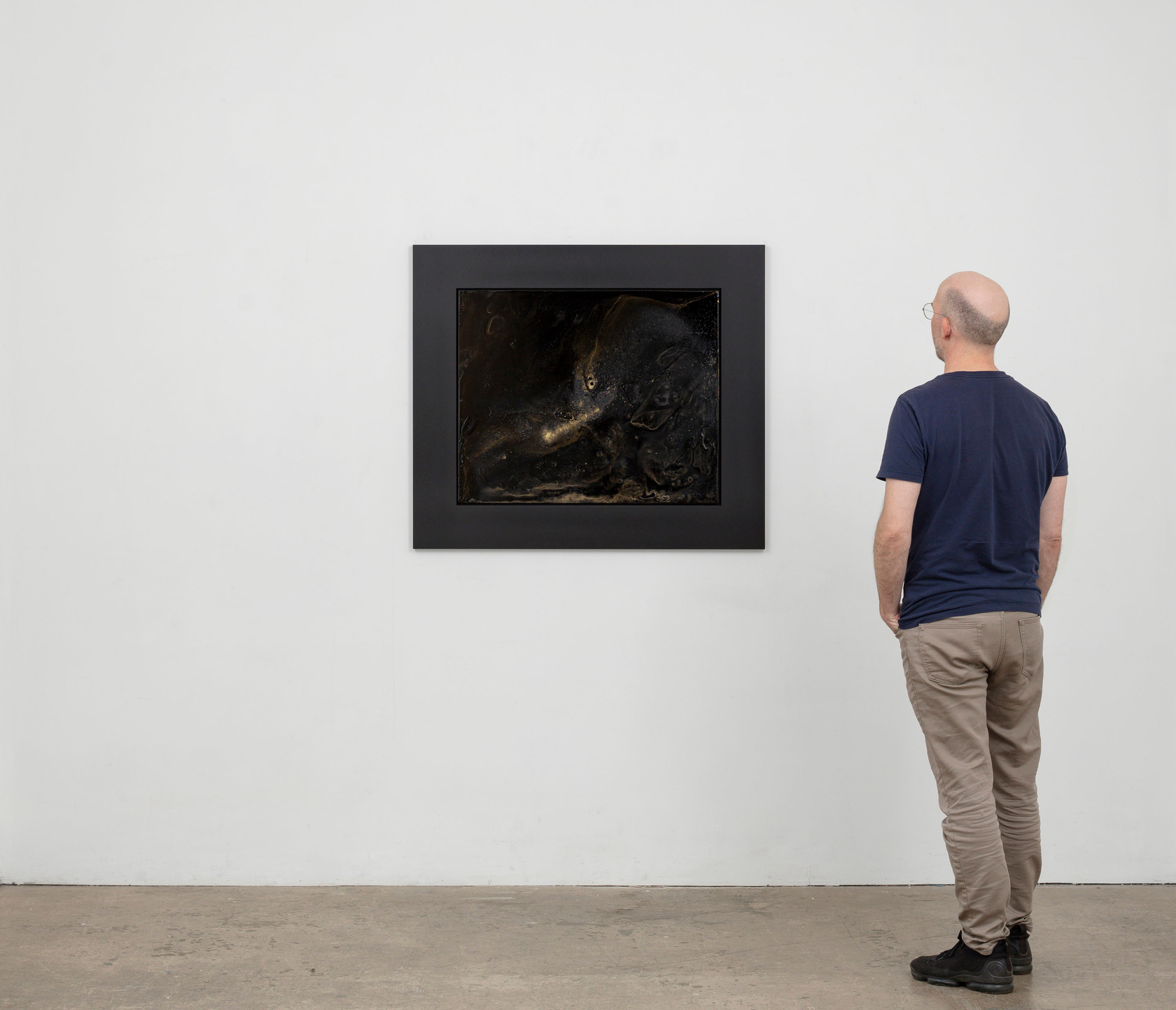 Rachel Rose Inside Orb (1780)2025 Colour pigment, metallic powders and oil on wood panel Unframed: 62.2 x 76.2 cm 24...