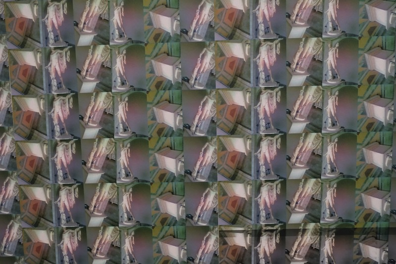 Ken Okiishi, holding my arm/phone above the visual barrier to see it becoming a cyborg, 2013-2014