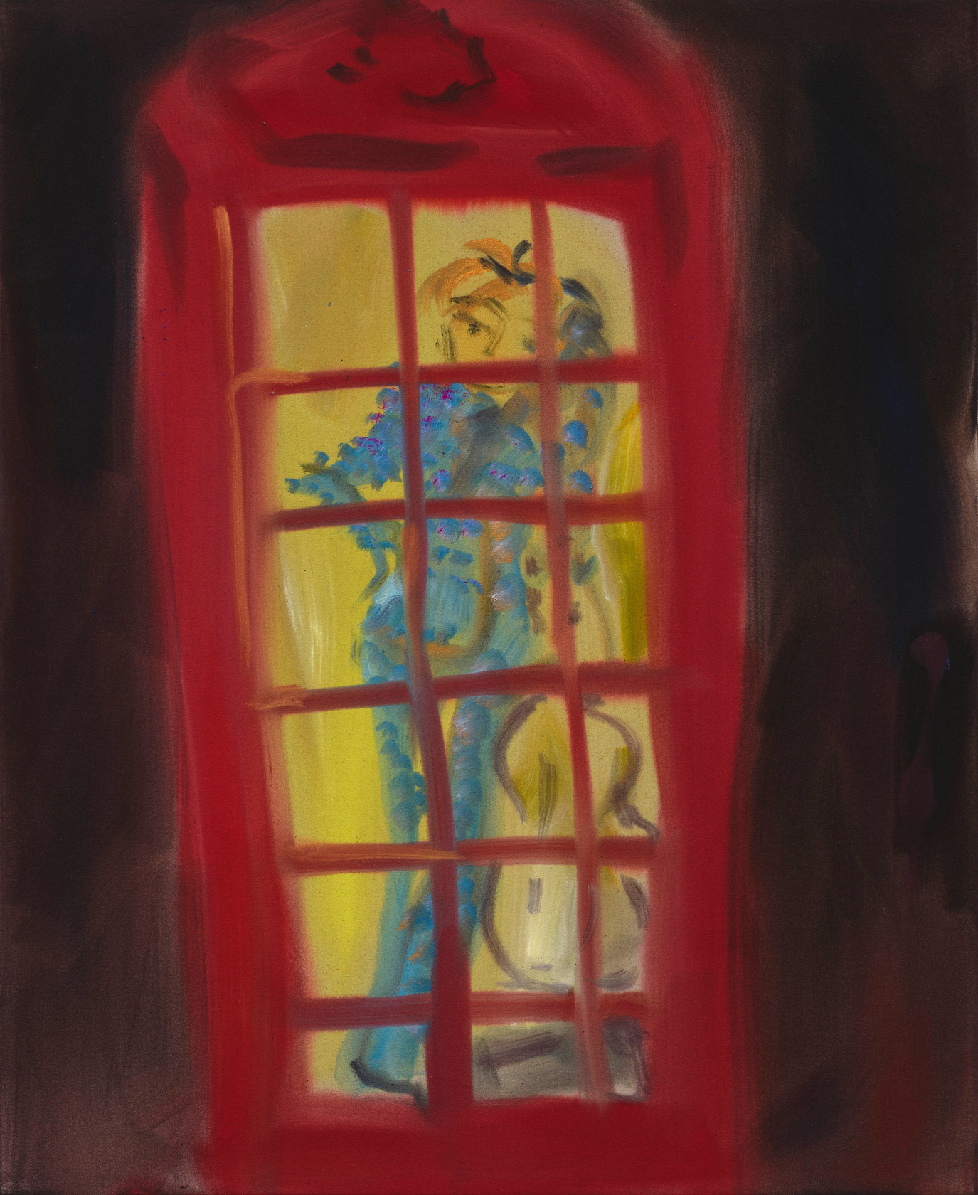 Sophie von Hellermann Heddon Street2025 Acrylic on canvas 110 x 90 cm 43 1/4 x 35 3/8 in