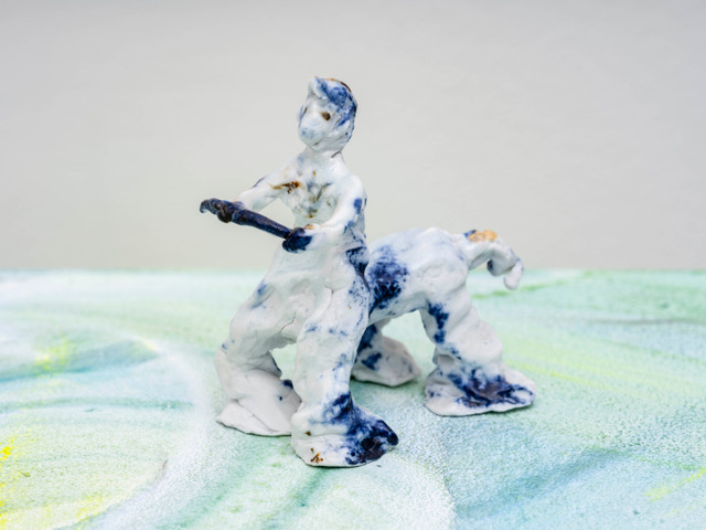 Sophie von Hellermann Centaur2020 Ceramic 11.6 x 7.6 x 11.32 cm 4 5/8 x 3 x 4 1/2 in
