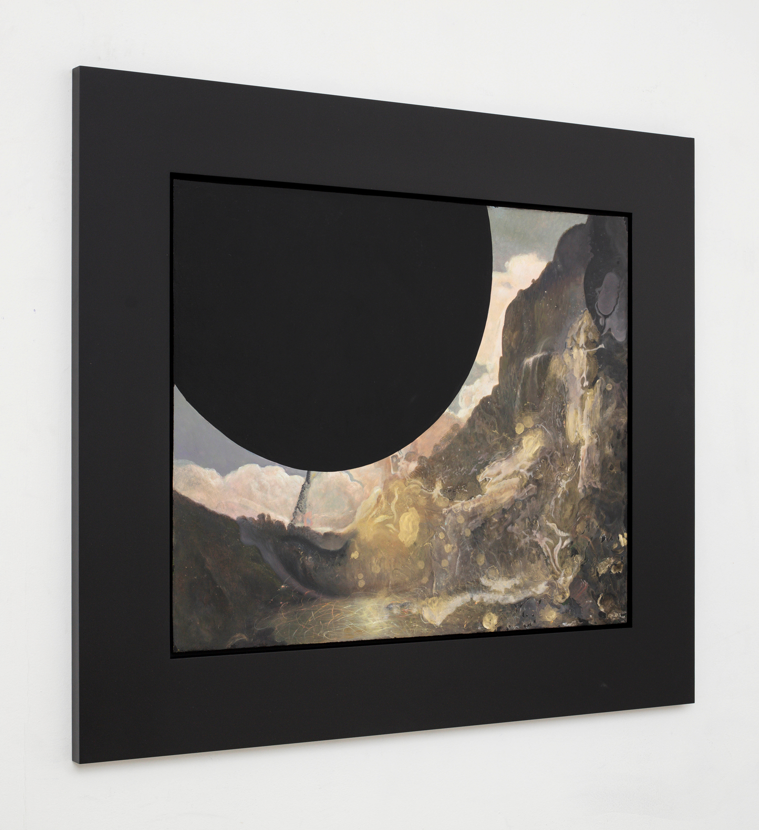 Rachel Rose Orb (1780)2025 Colour pigment, metallic powders and oil on wood panel Unframed: 62.2 x 76.2 cm 24 1/2...