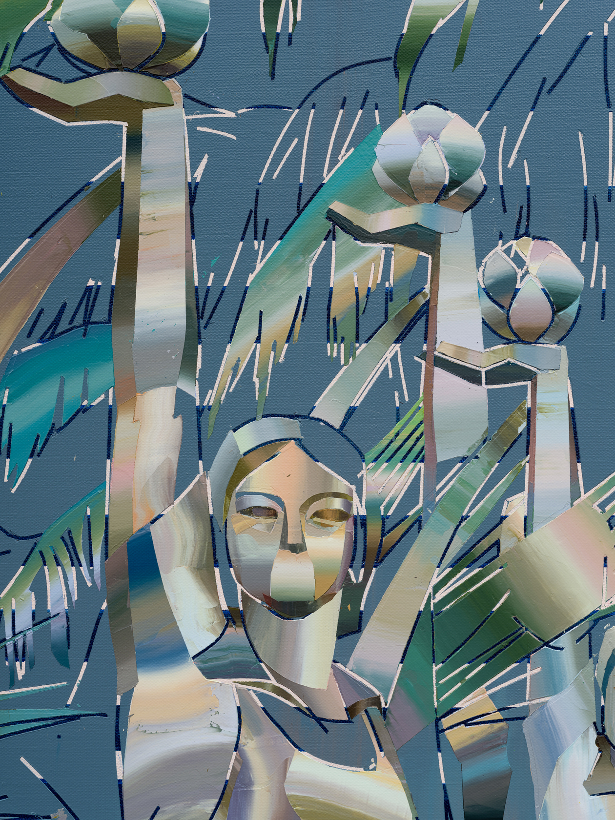 Cui Jie, Statues of Female Textile Workers, 2022