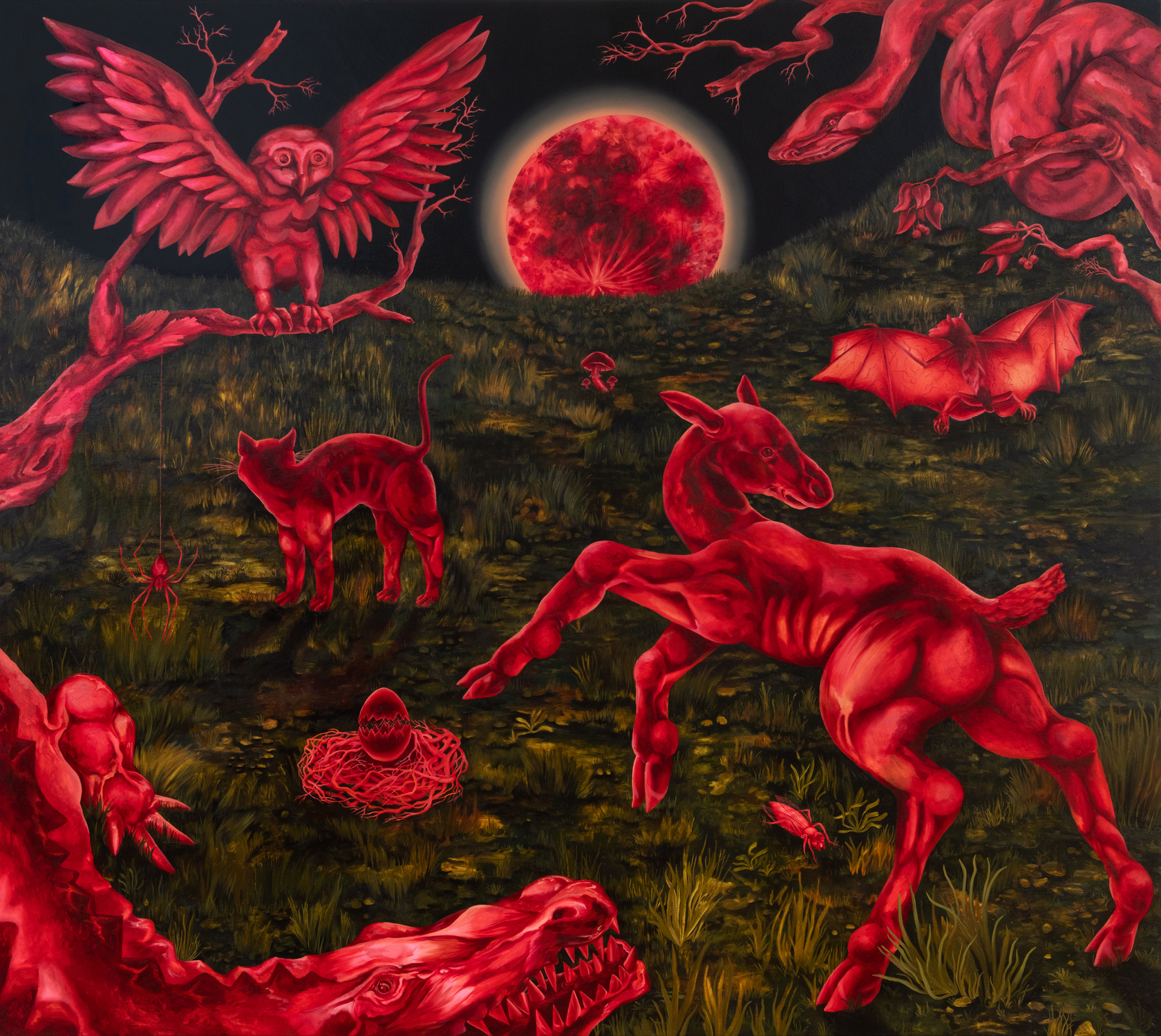 Kat Lyons, The Feast of Night (Hunter’s Moon), 2022