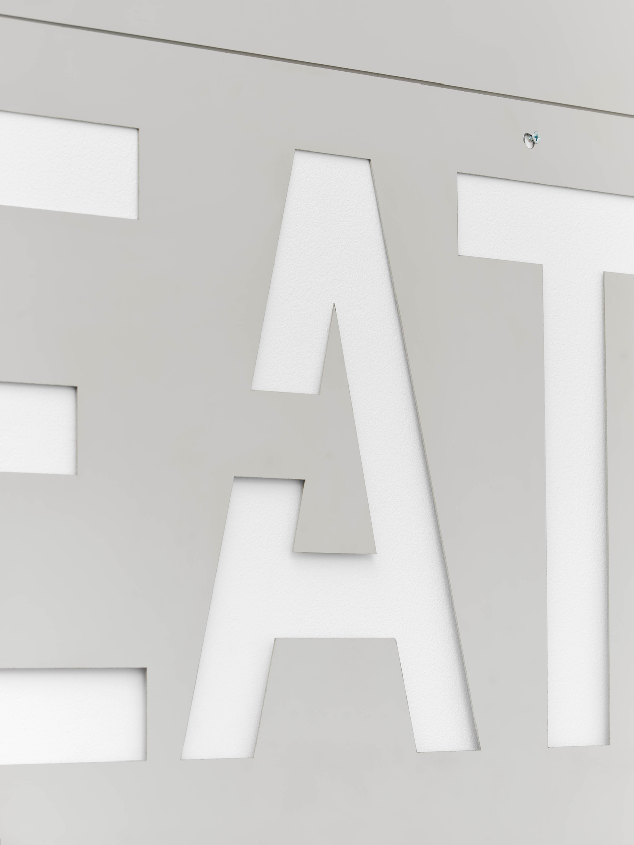 Rirkrit Tiravanija untitled 2018 (asians must eat rice)2018 Mirror polished stainless steel 2 sheets, sheet 1: 48 x 73 1/4...