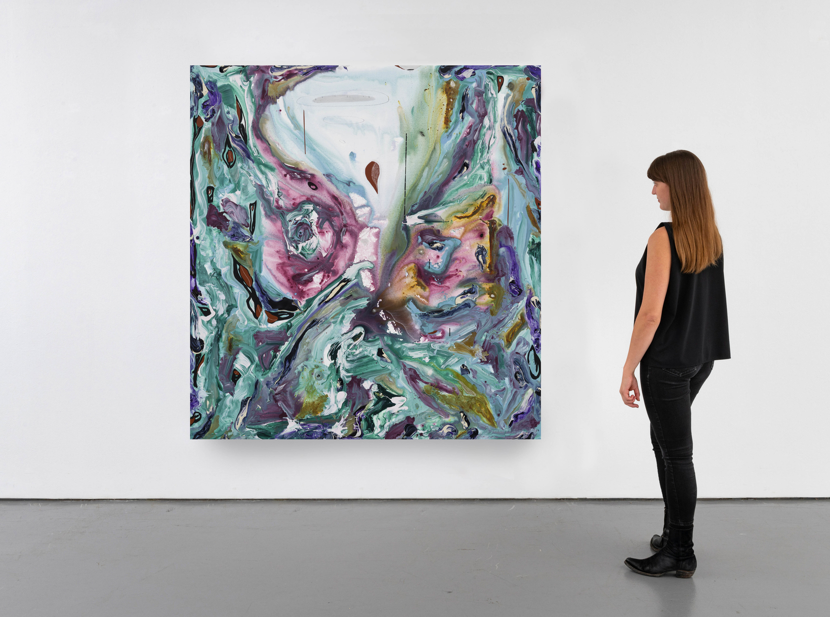 Manuel Mathieu The Oracle2023 Mixed media 203.2 x 190.5 cm