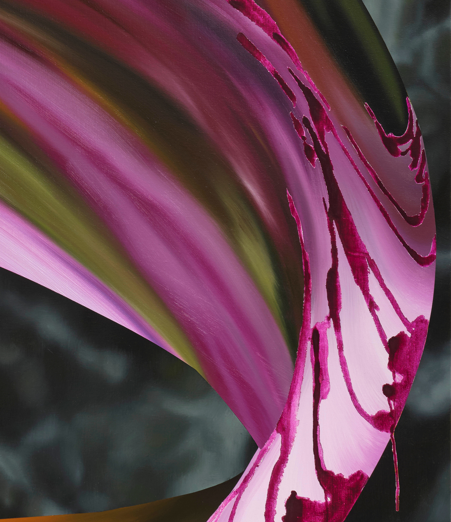 Vivien Zhang Found in Translation2024 Acrylic and oil on linen 220 x 190 cm 86 5/8 x 74 3/4 in