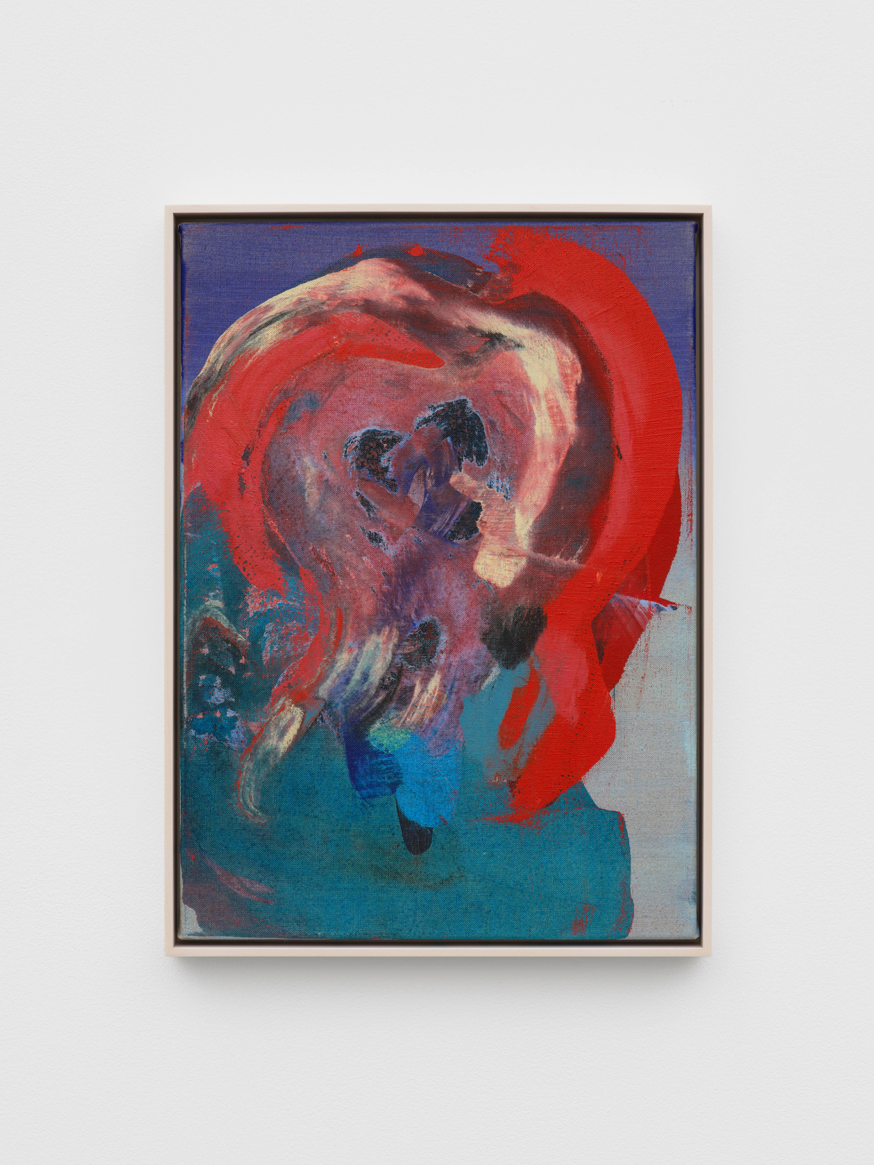 Ragna Bley Rocket2025 Acrylic and oil on linen canvas Unframed: 42 x 30 x 2.2 cm 16 1/2 x 11...