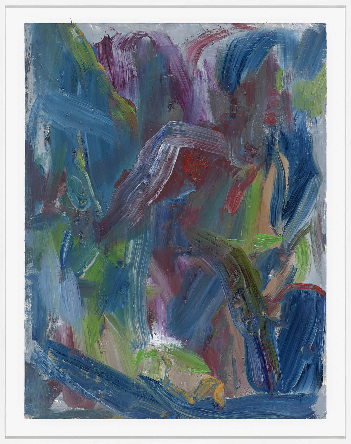 Sabine Moritz December I2020 Oil on paper 30 x 23 cm 11 3/4 x 9 1/8 in