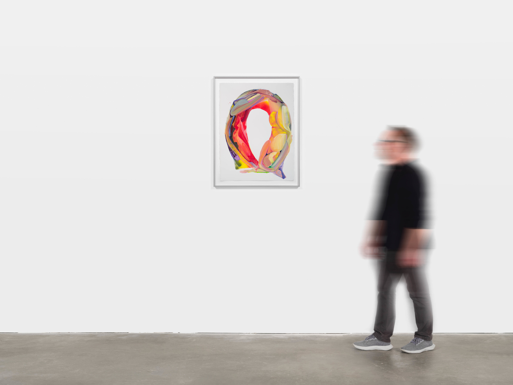 Christina Quarles Full Spectrum2023 Acrylic on paper Unframed: 76.2 x 55.9 cm 30 x 22 in Framed: 83.8 x 63.5...