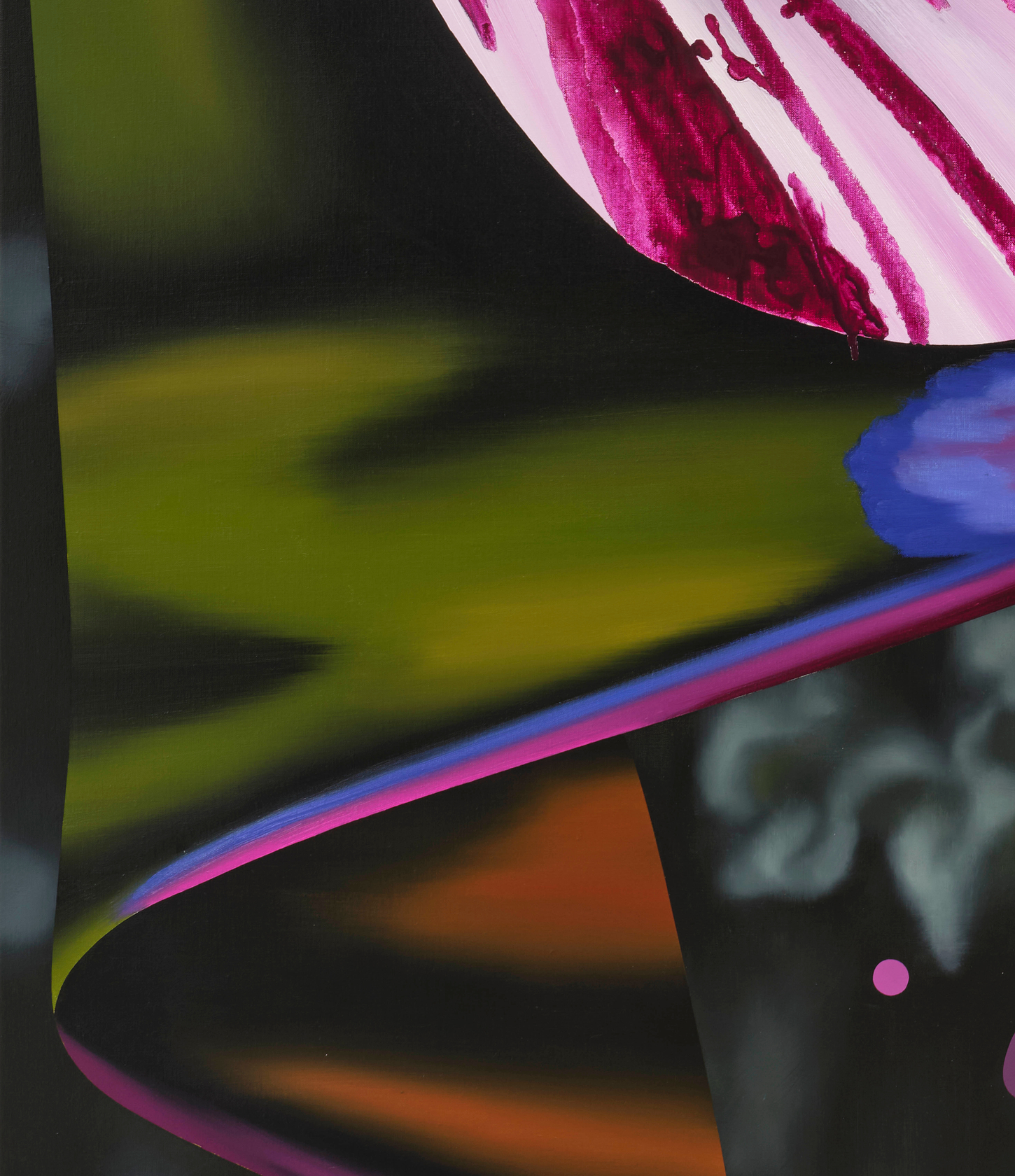 Vivien Zhang Found in Translation2024 Acrylic and oil on linen 220 x 190 cm 86 5/8 x 74 3/4 in