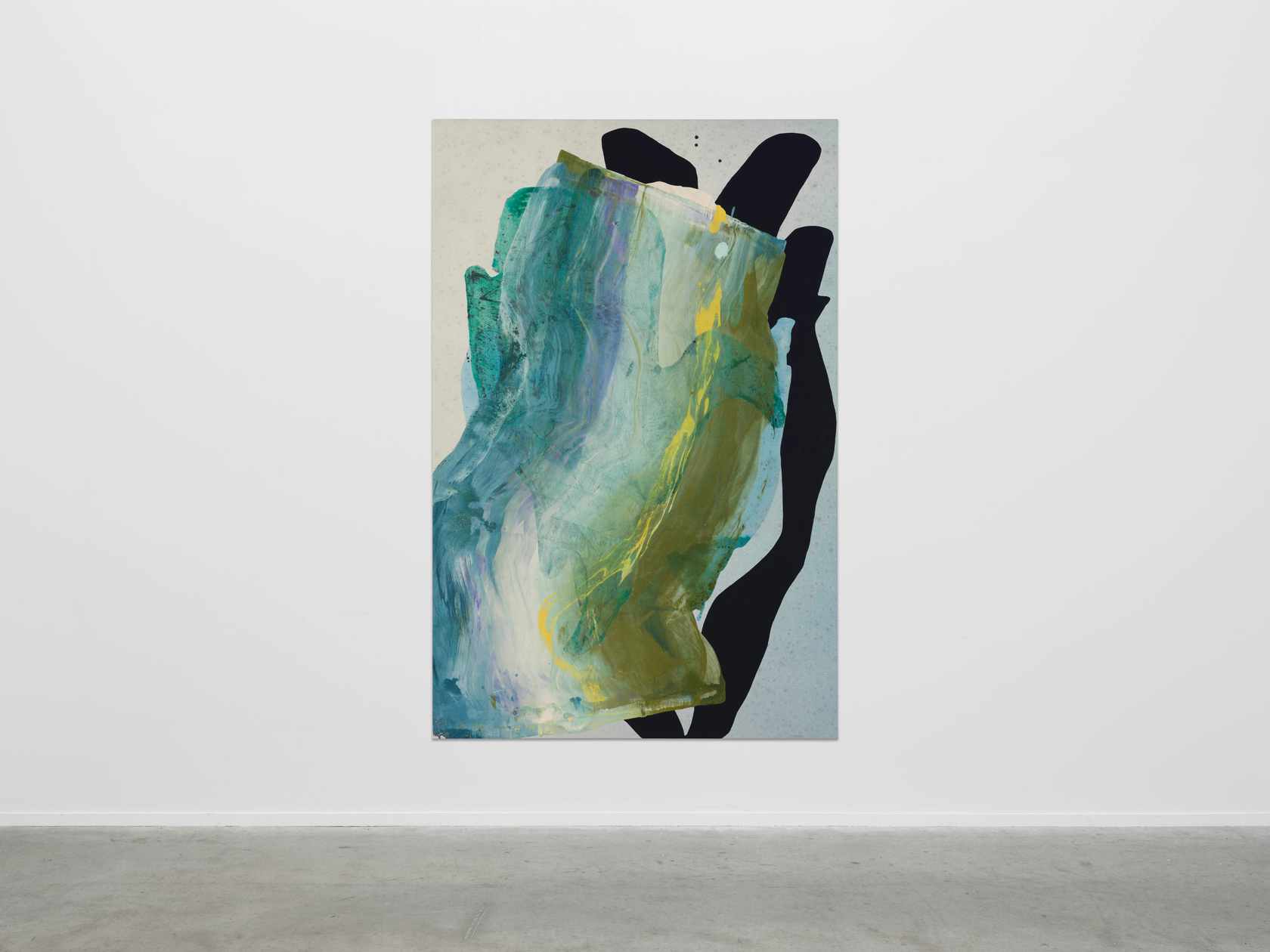 Ragna Bley Mistral Sight2025 Acrylic, oil and vinyl paint on linen canvas 207 x 130 cm 81 1/2 x 51...