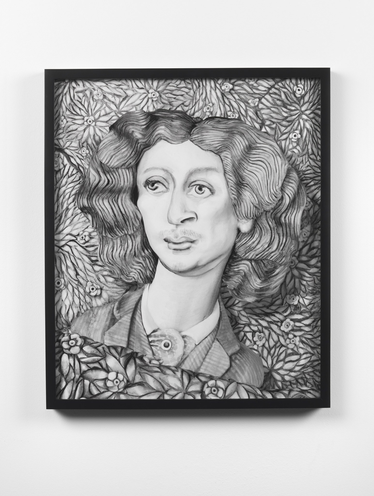 Mary Reid Kelley & Patrick Kelley Swinburne after Rossetti2014 Pigment ink print 54.1 x 45.4 x 4.2 cm 21 1/4...