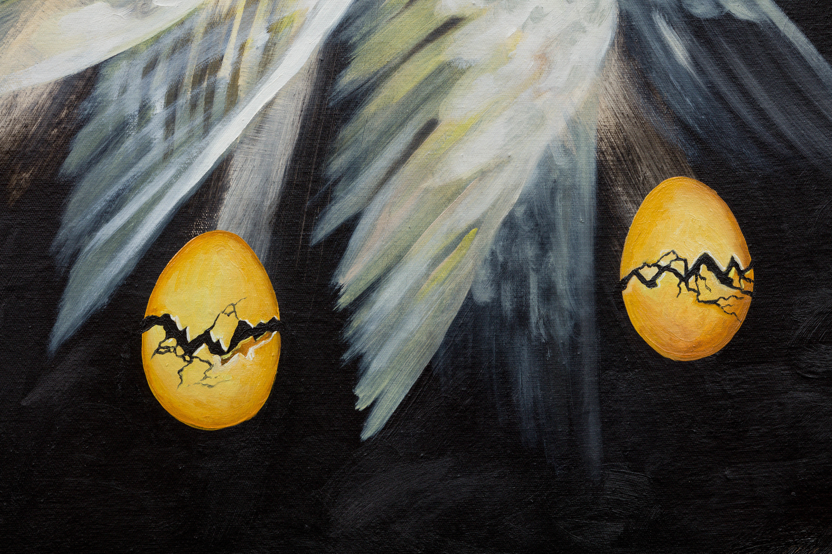 Kat Lyons Elegy in Light2023 Oil on canvas 90.2 x 90.2 cm 35 1/2 x 35 1/2 in