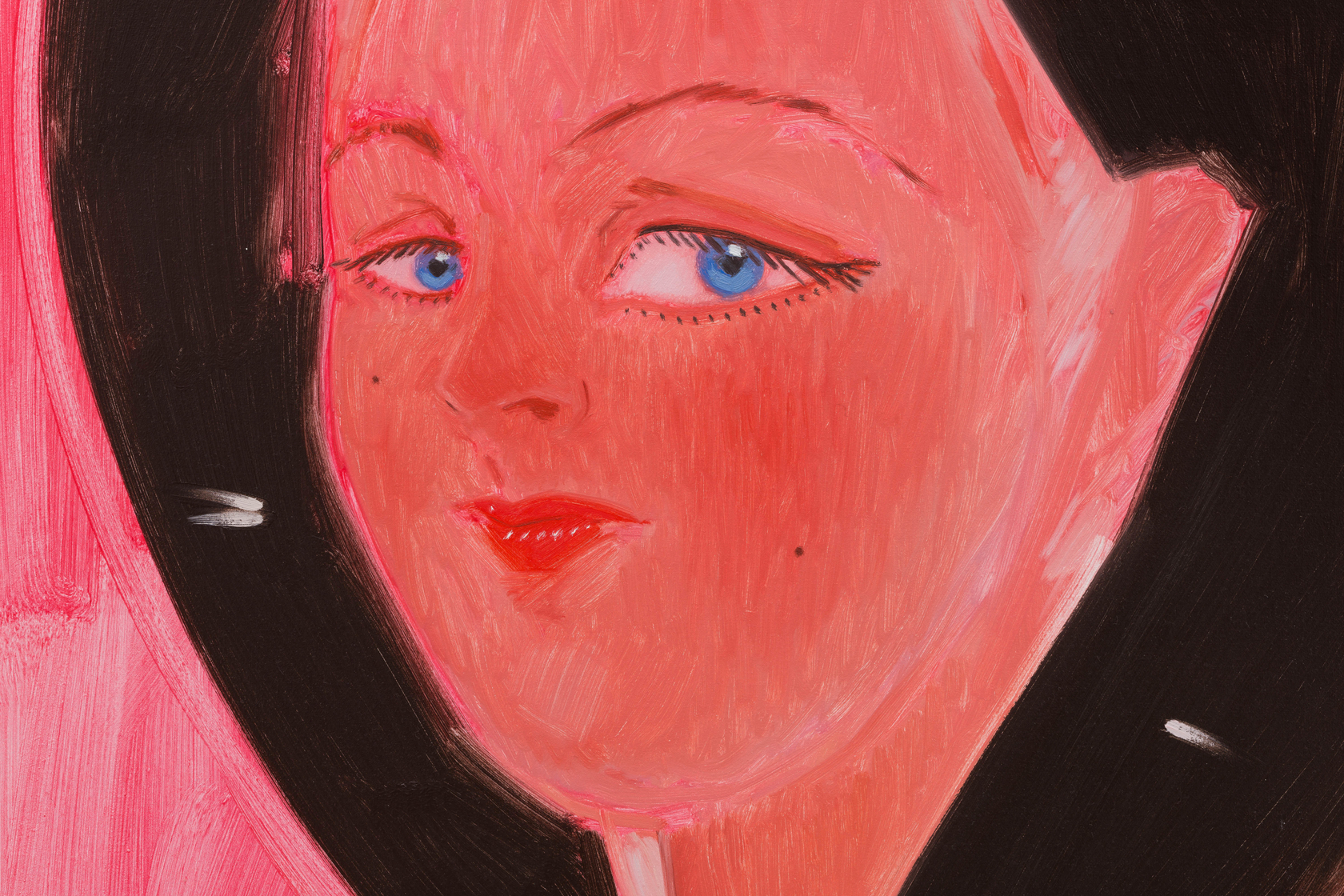 Sofia Mitsola Odile2023 Oil on linen 90 x 80 cm 35 3/8 x 31 1/2 in